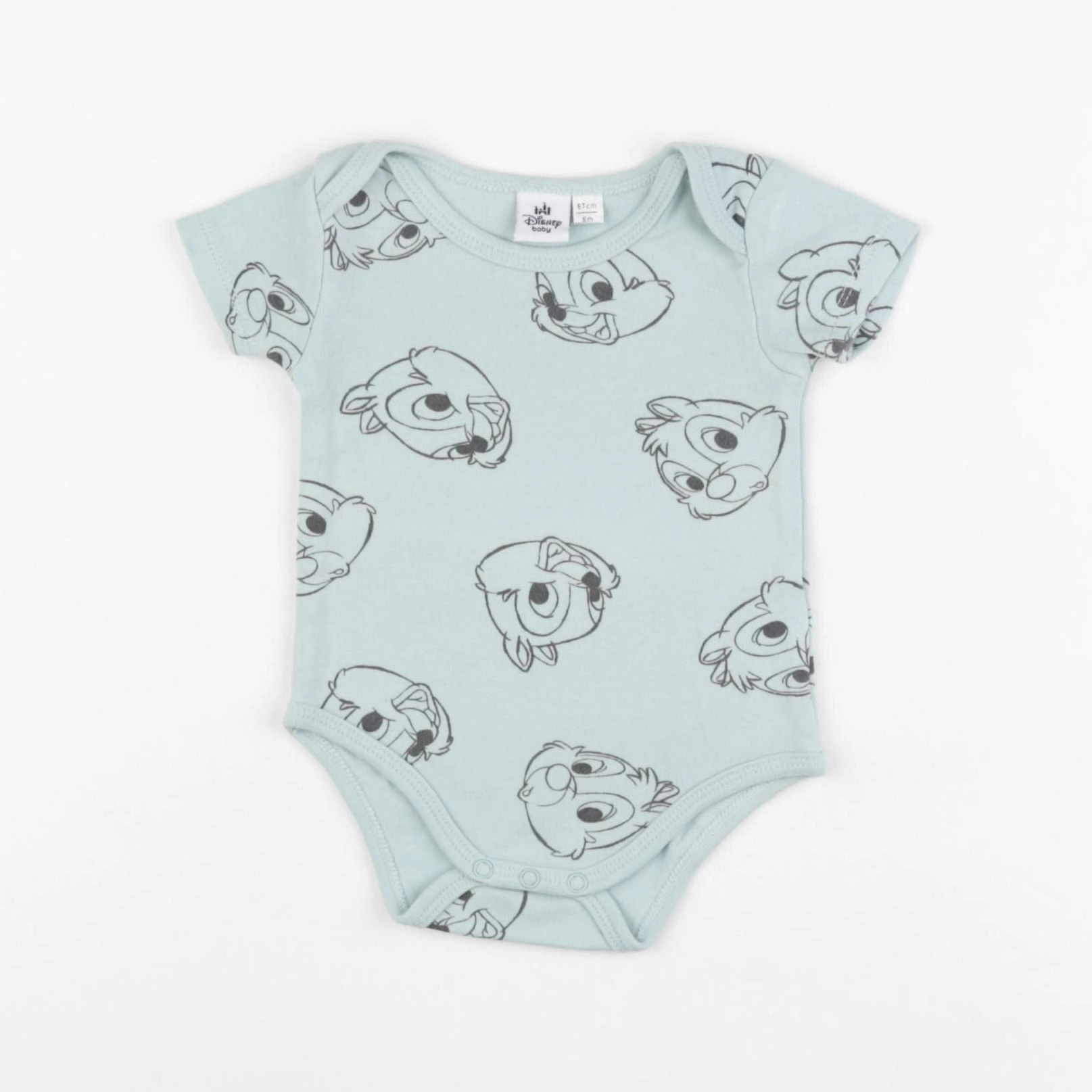 Vertbaudet - body bleu - 6 mois