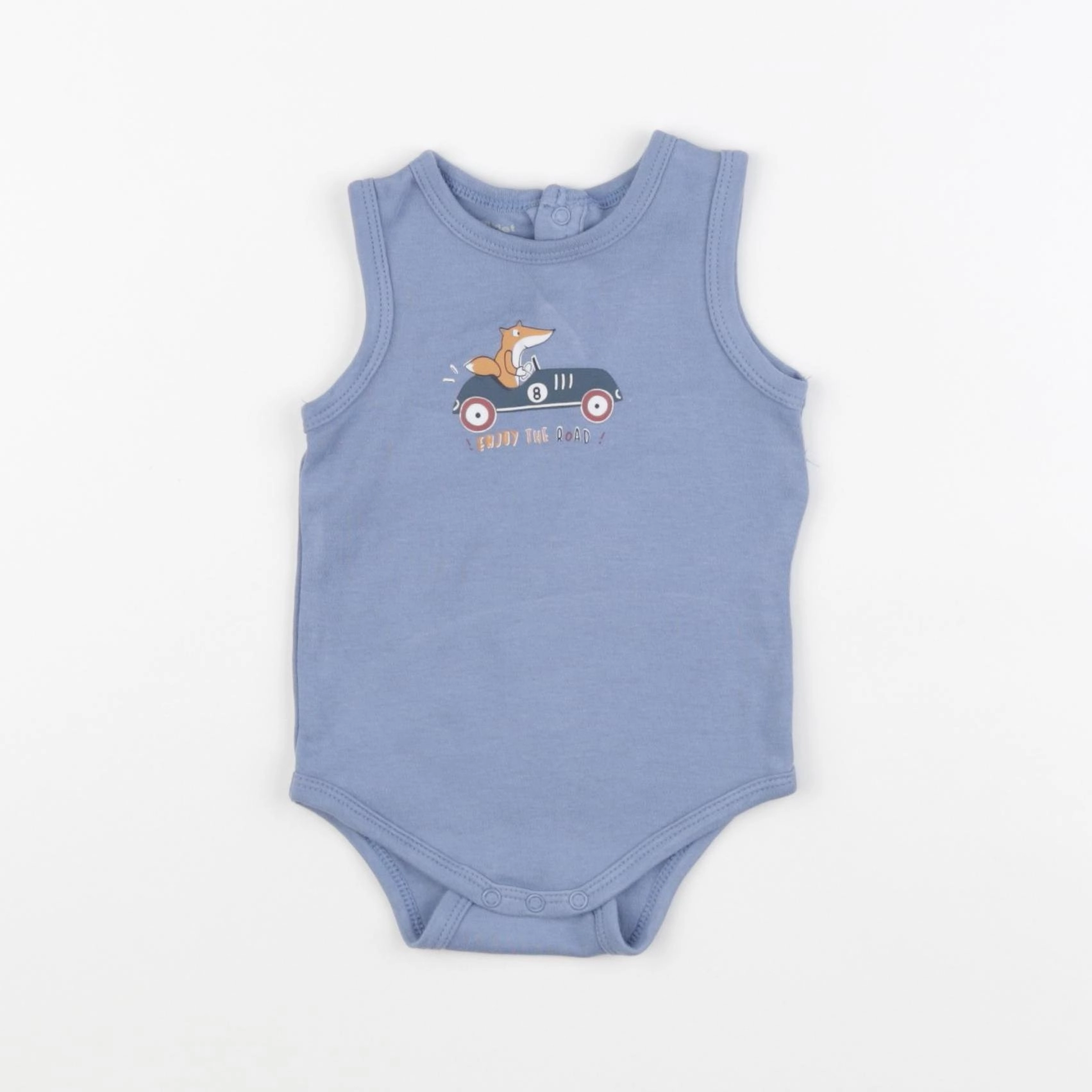 Vertbaudet - body bleu - 6 mois