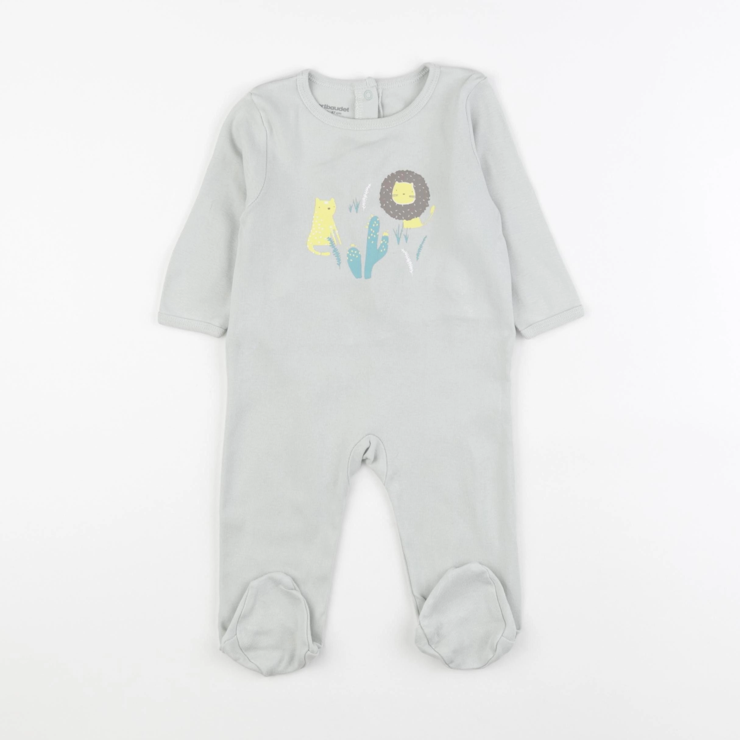 Vertbaudet - pyjama coton multicolore - 6 mois