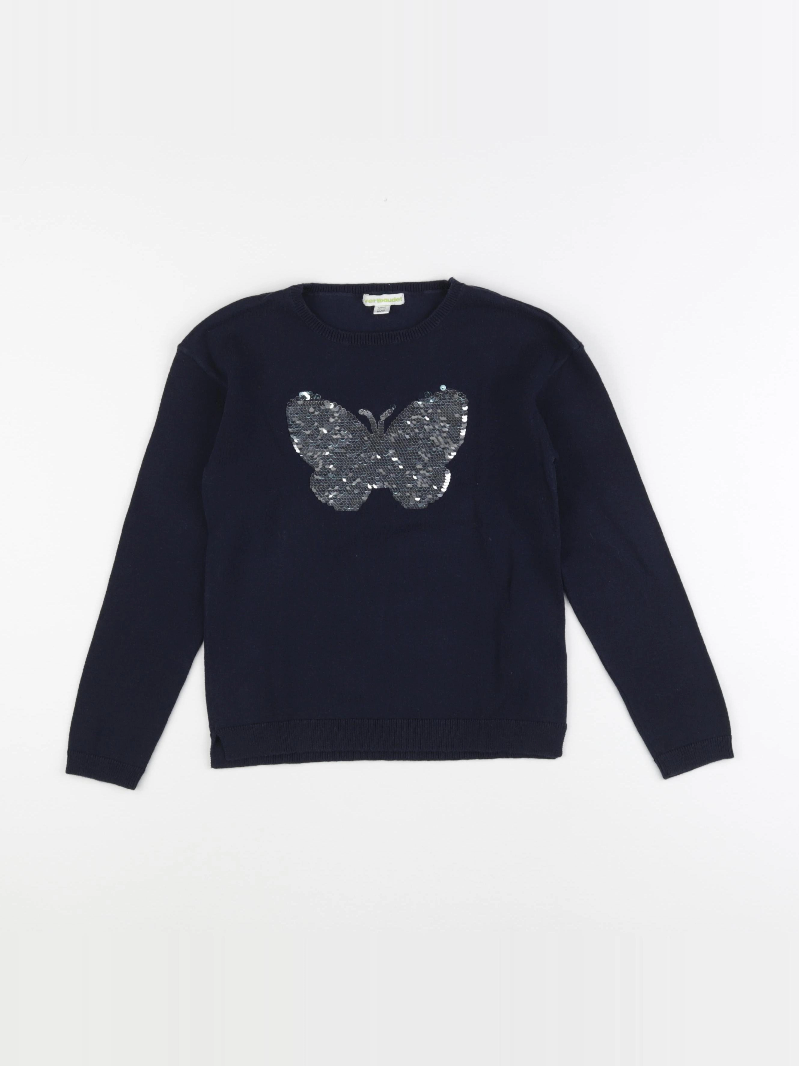 Vertbaudet - pull bleu - 8 ans