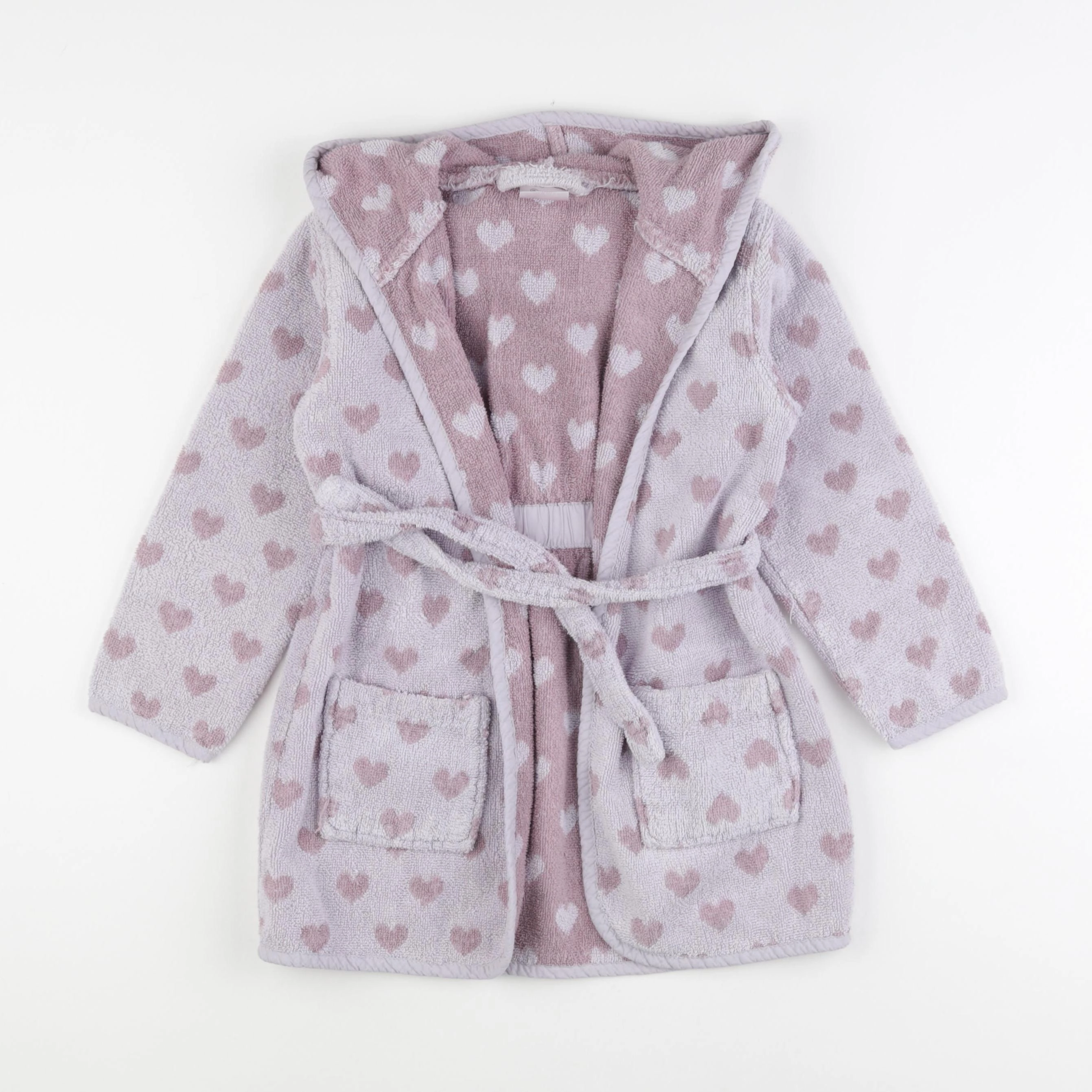Vertbaudet - peignoir rose - 6 ans