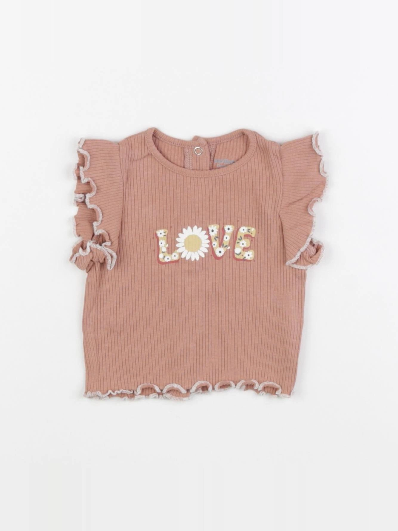 Vertbaudet - tee-shirt rose - 3 mois