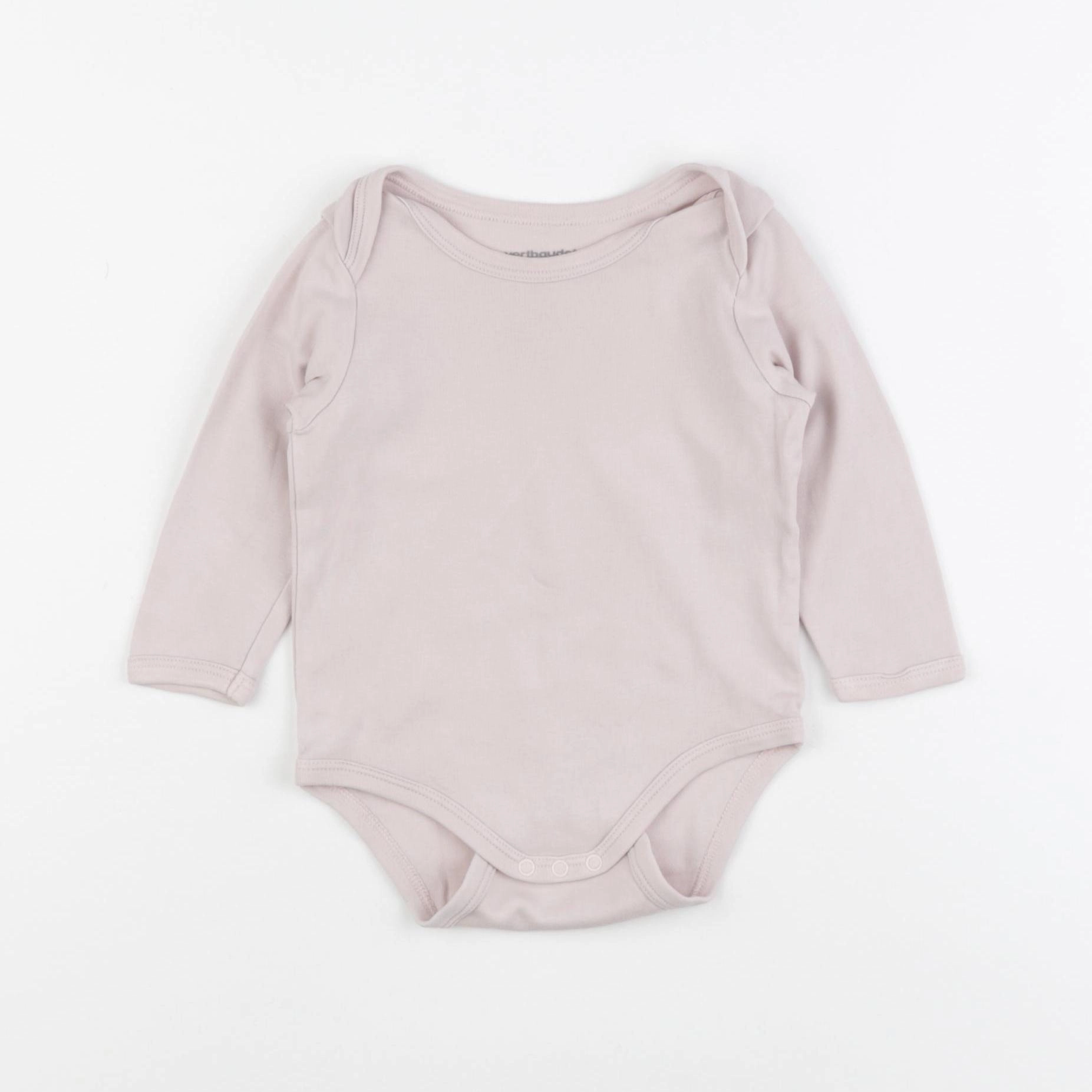 Vertbaudet - body rose - 9 mois