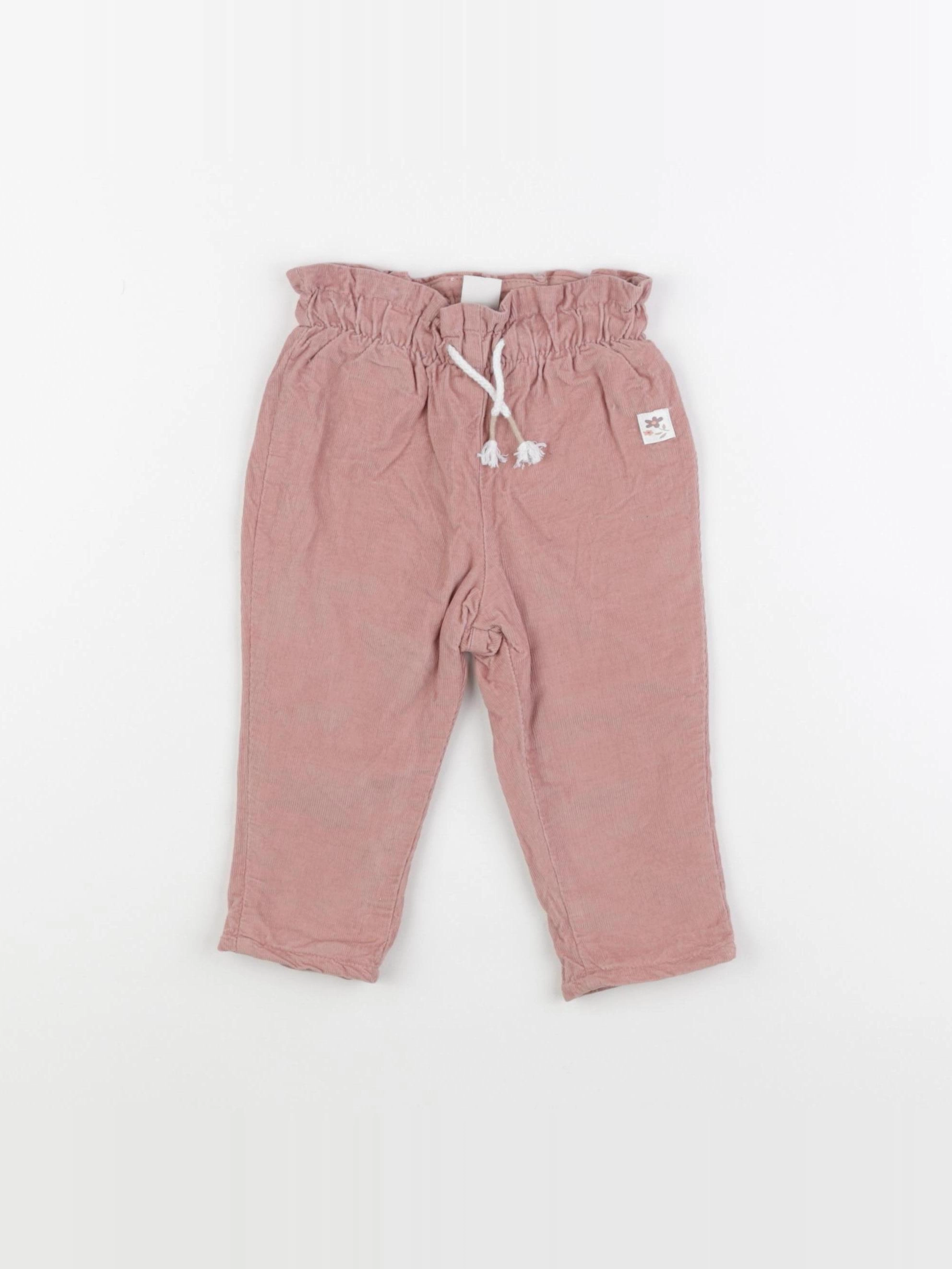 H&M - pantalon rose - 9 mois
