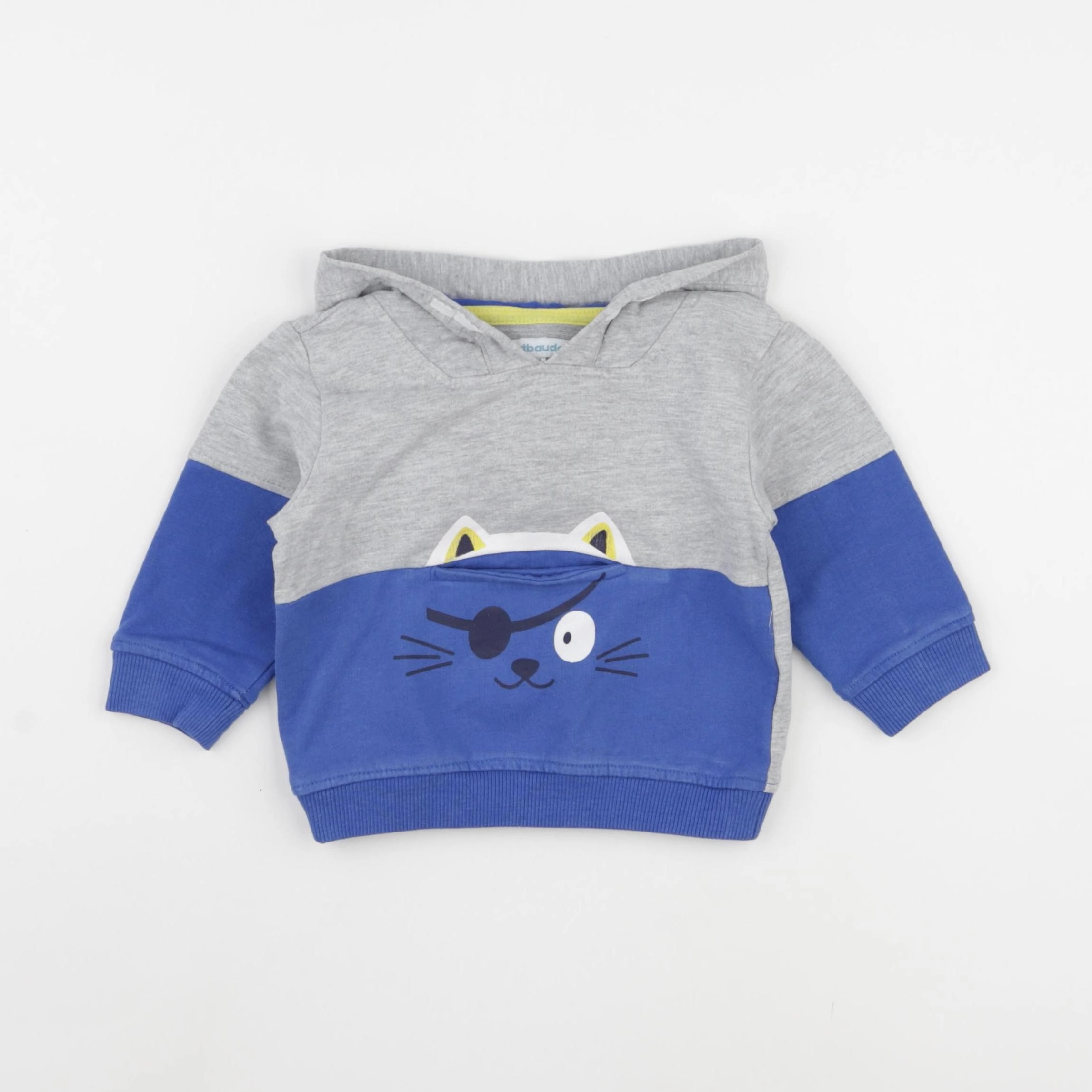 Vertbaudet - sweat multicolore - 9 mois