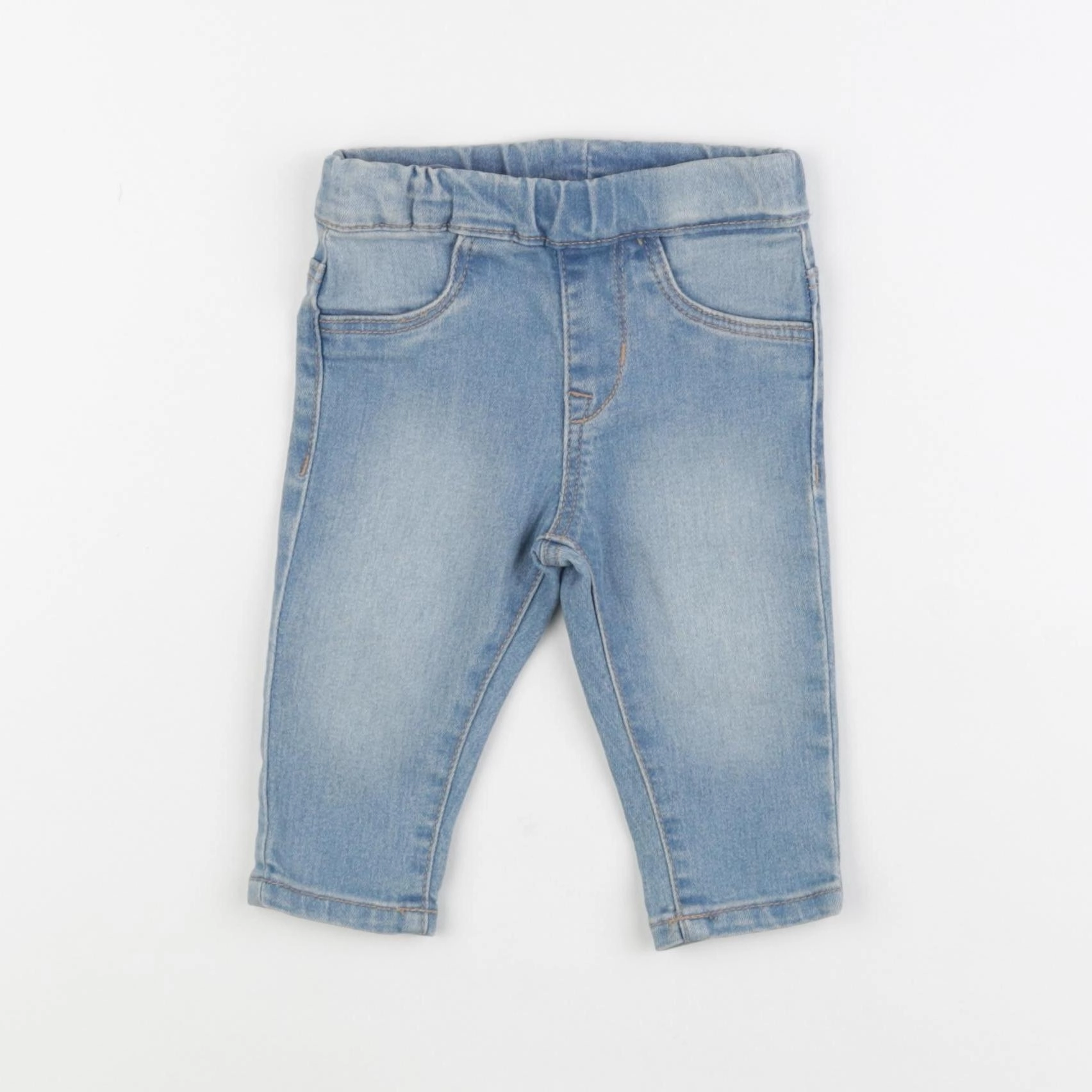 H&M - jegging bleu - 6 mois