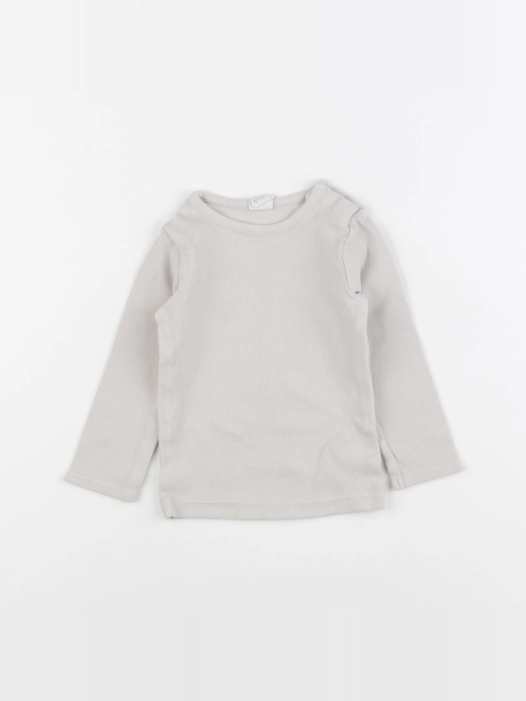 H&M - tee-shirt beige - 12 mois