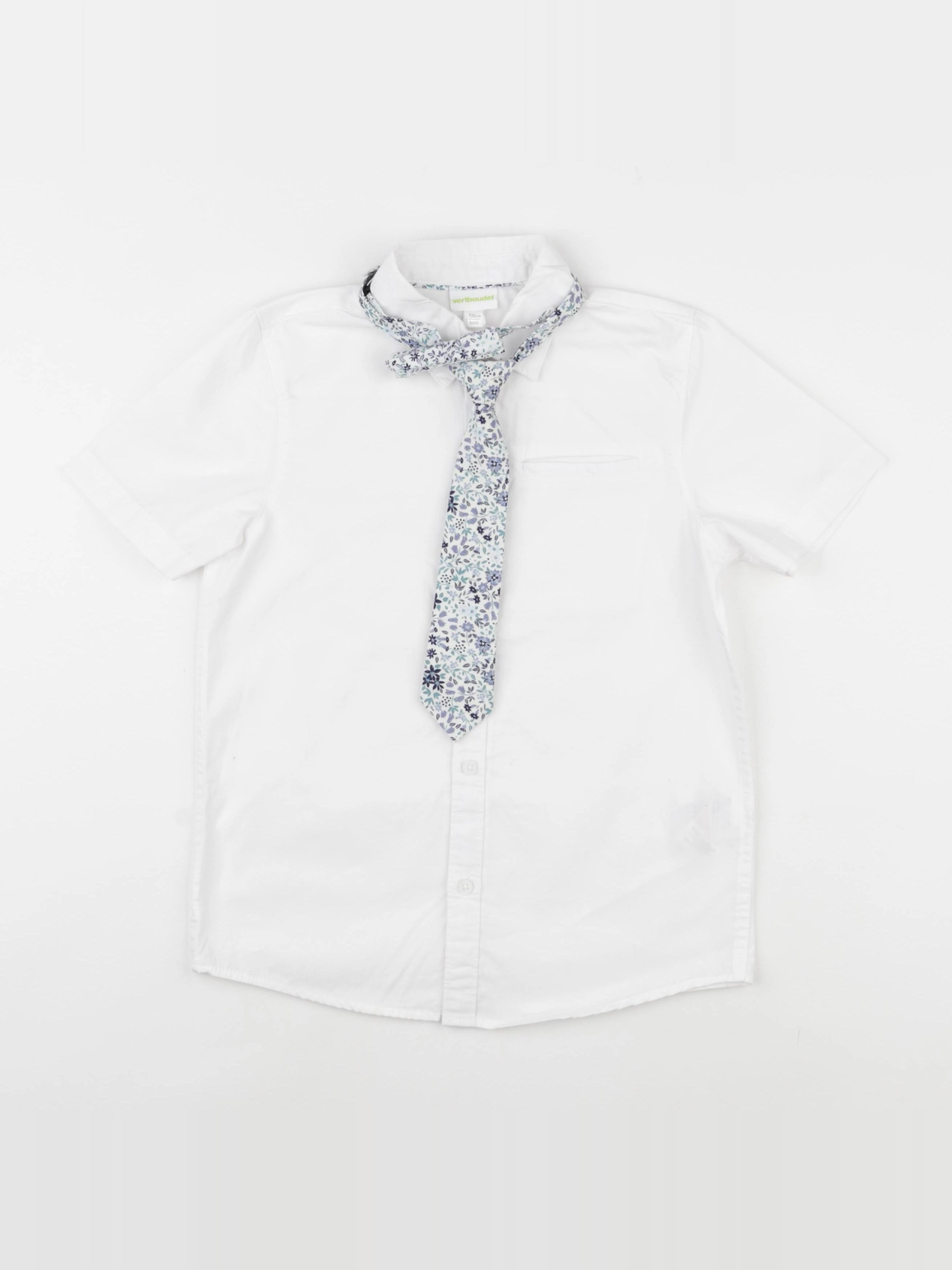 Vertbaudet - chemise blanc - 8 ans