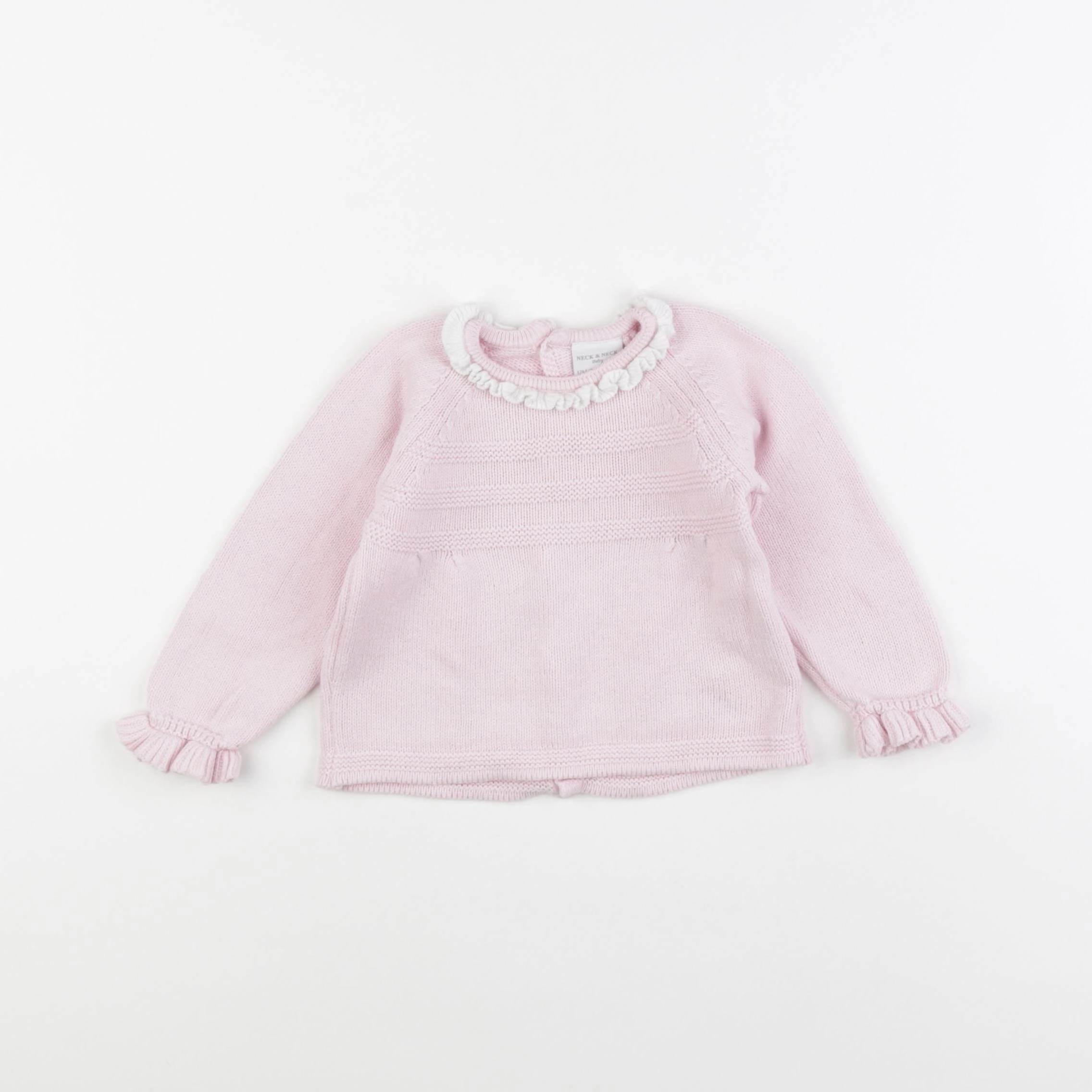 Neck & Neck - pull rose - 12/18 mois