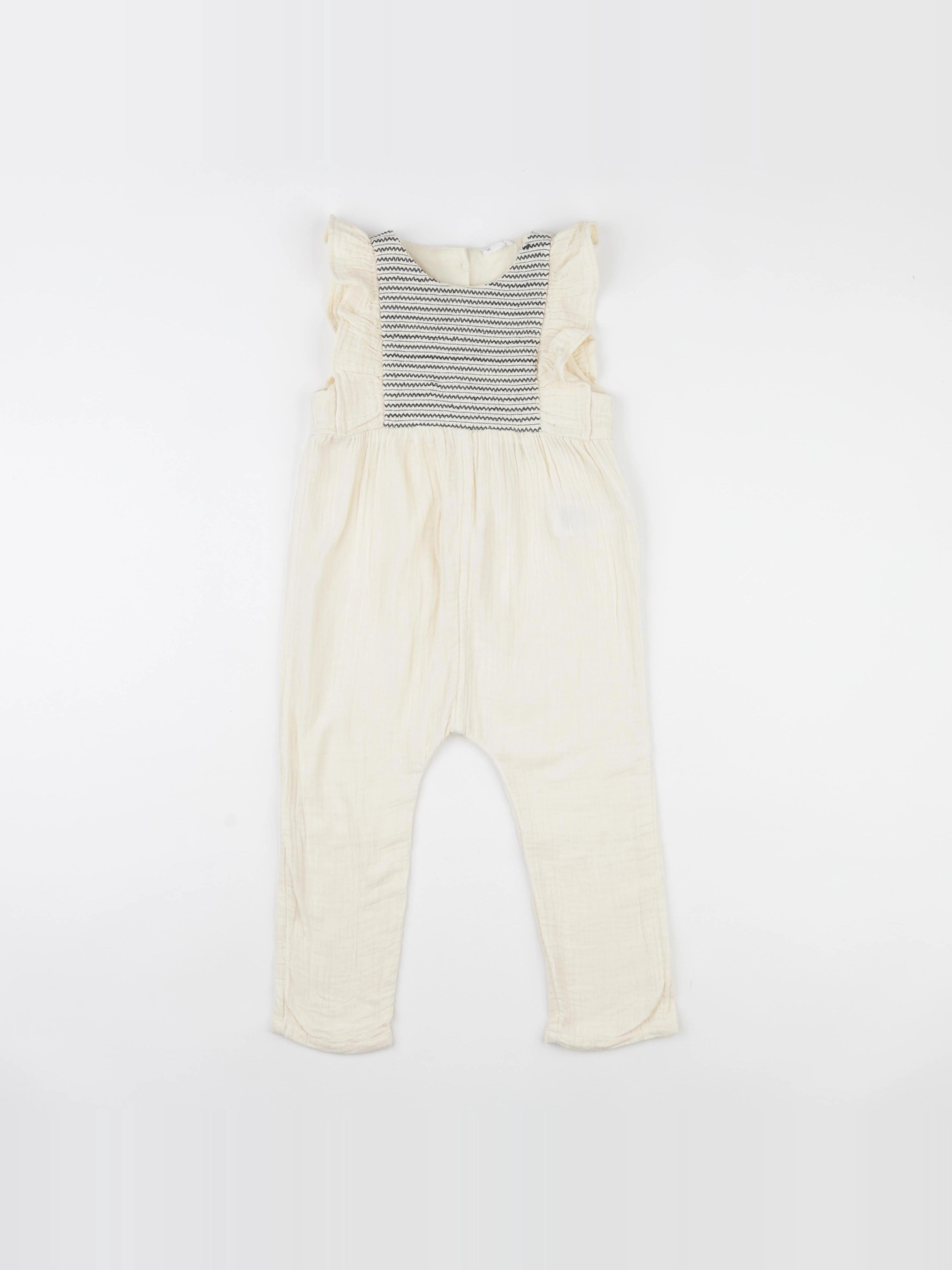 Vertbaudet - combinaison beige - 36 mois