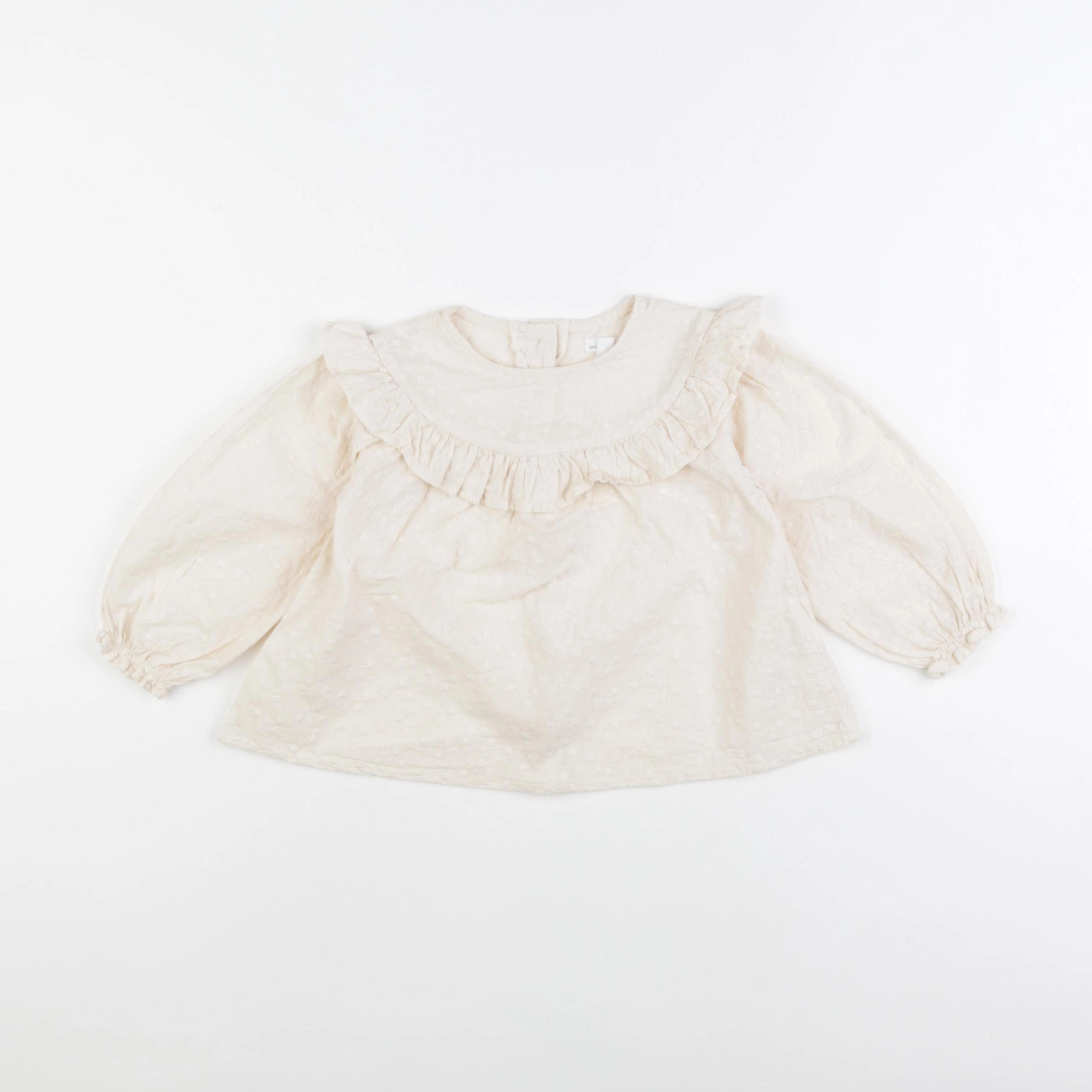 Vertbaudet - blouse beige - 24 mois