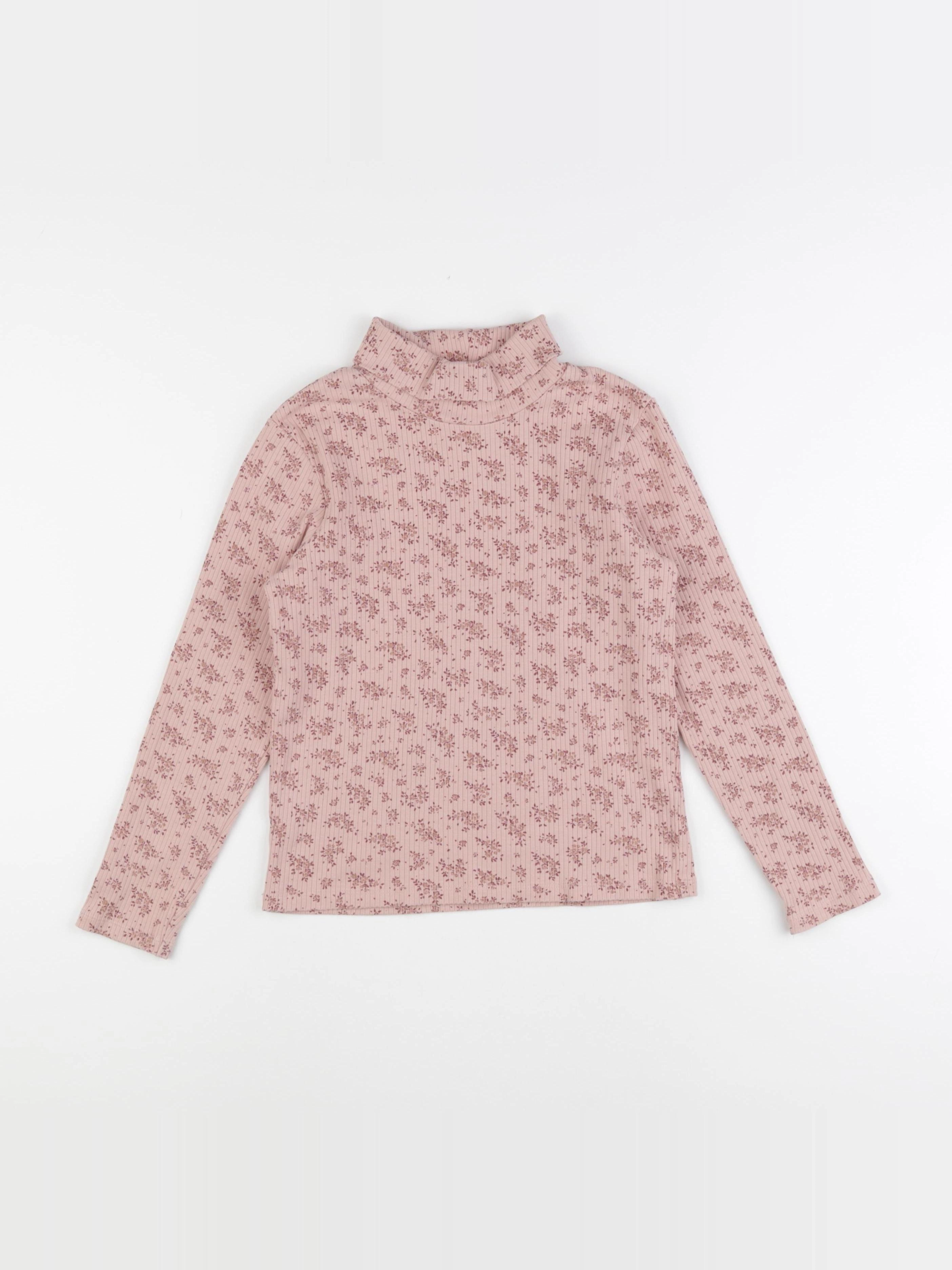 Vertbaudet - sous-pull rose - 8 ans