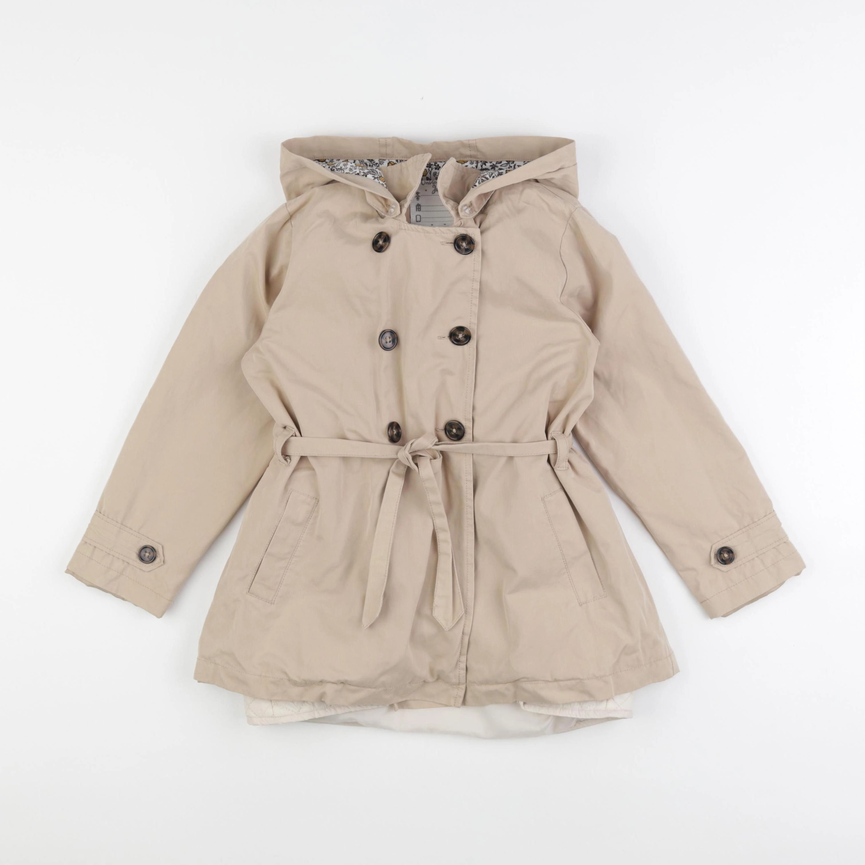 Vertbaudet - trench beige - 7 ans