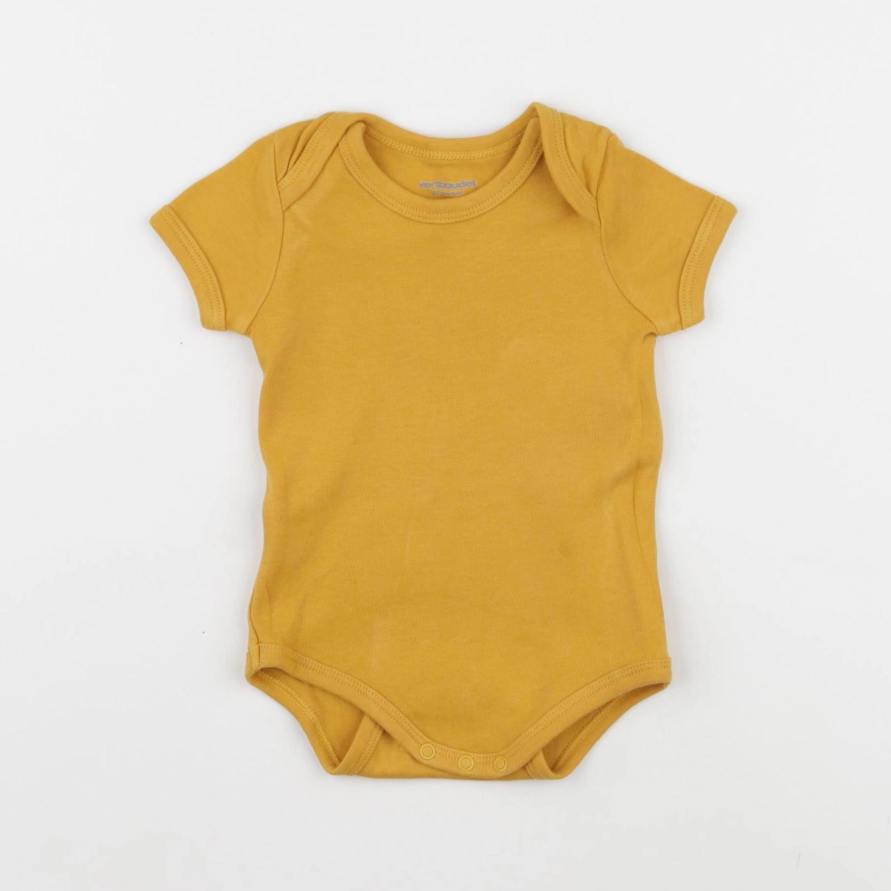 Vertbaudet - body jaune - 6 mois