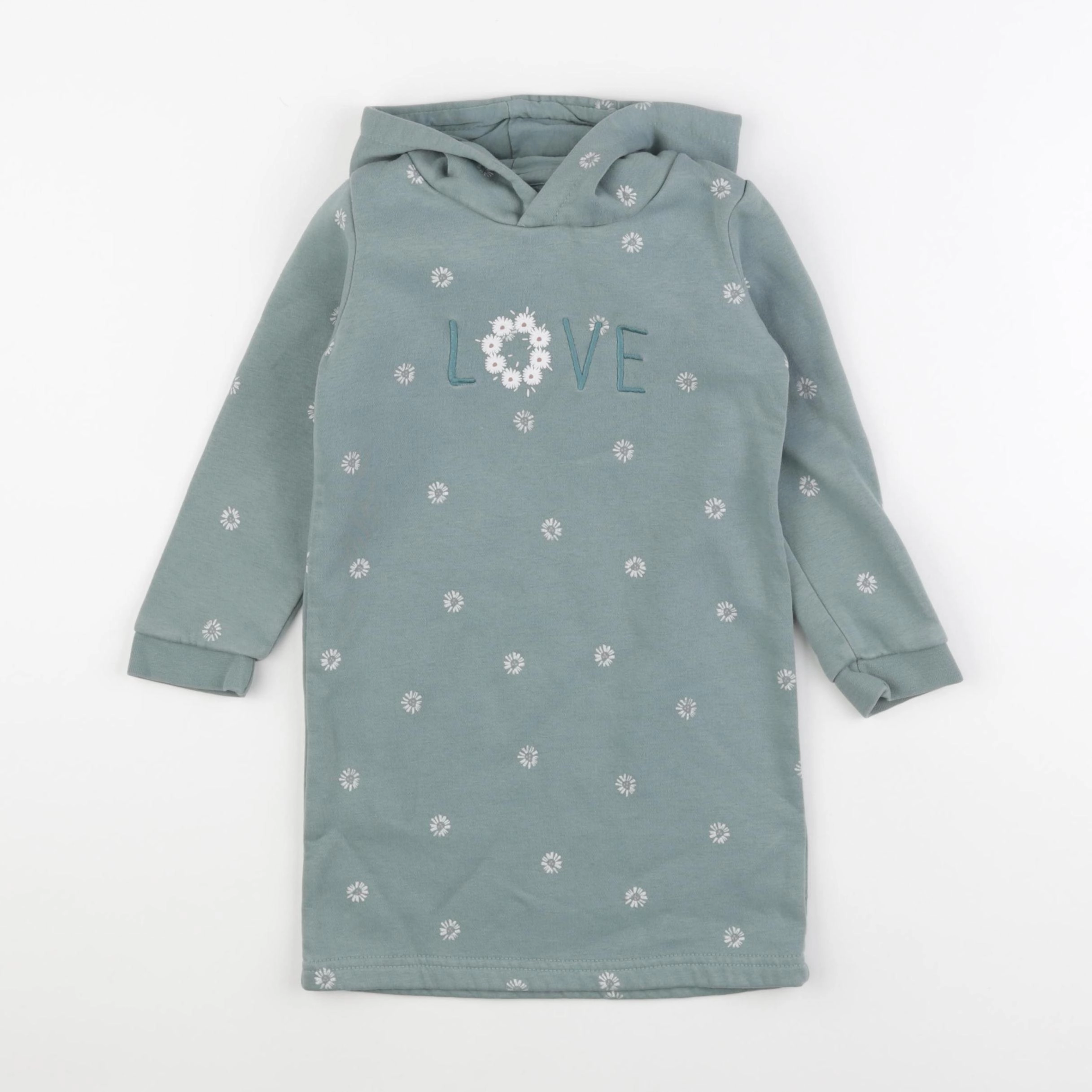 Vertbaudet - robe vert - 4 ans