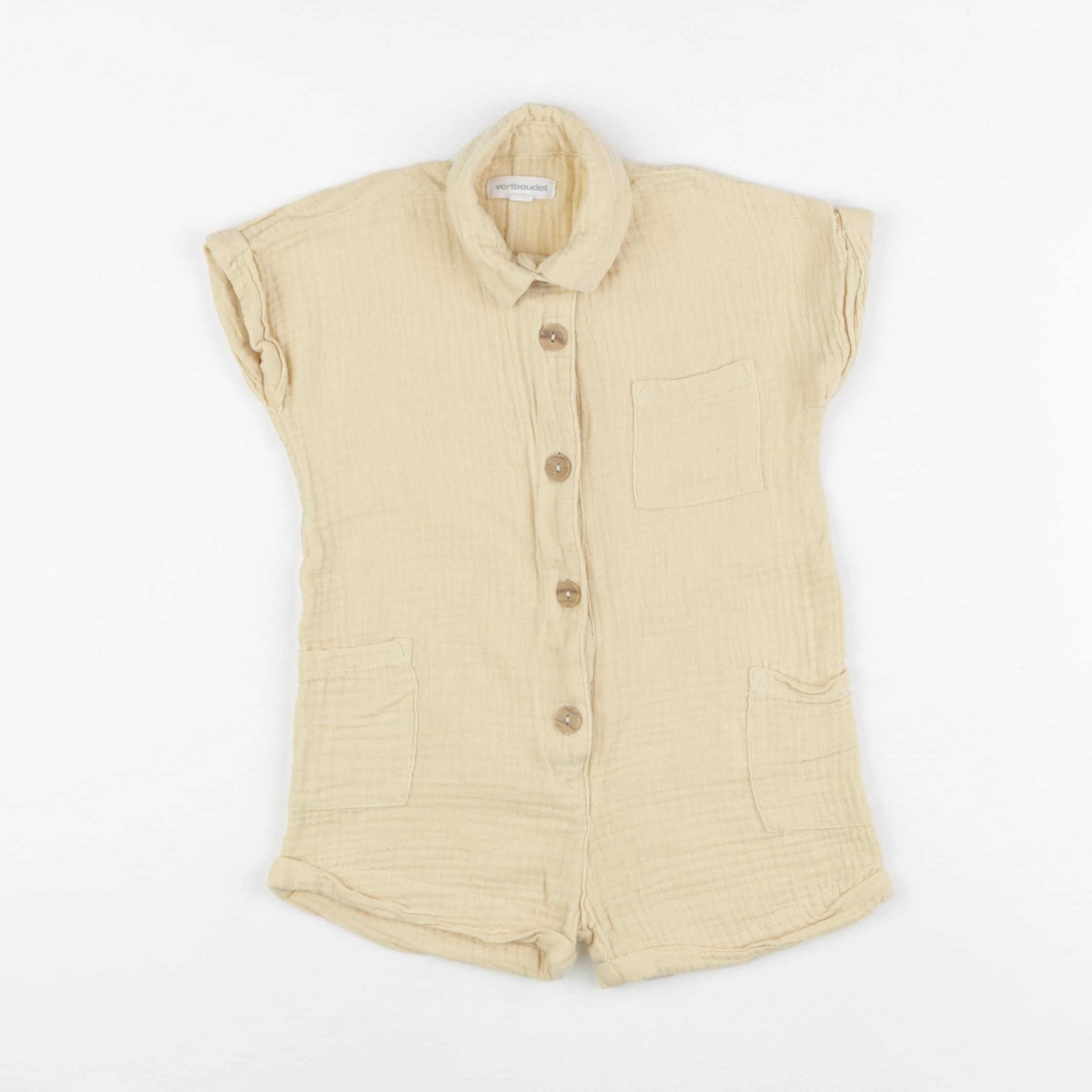 Vertbaudet - combinaison jaune - 3 ans