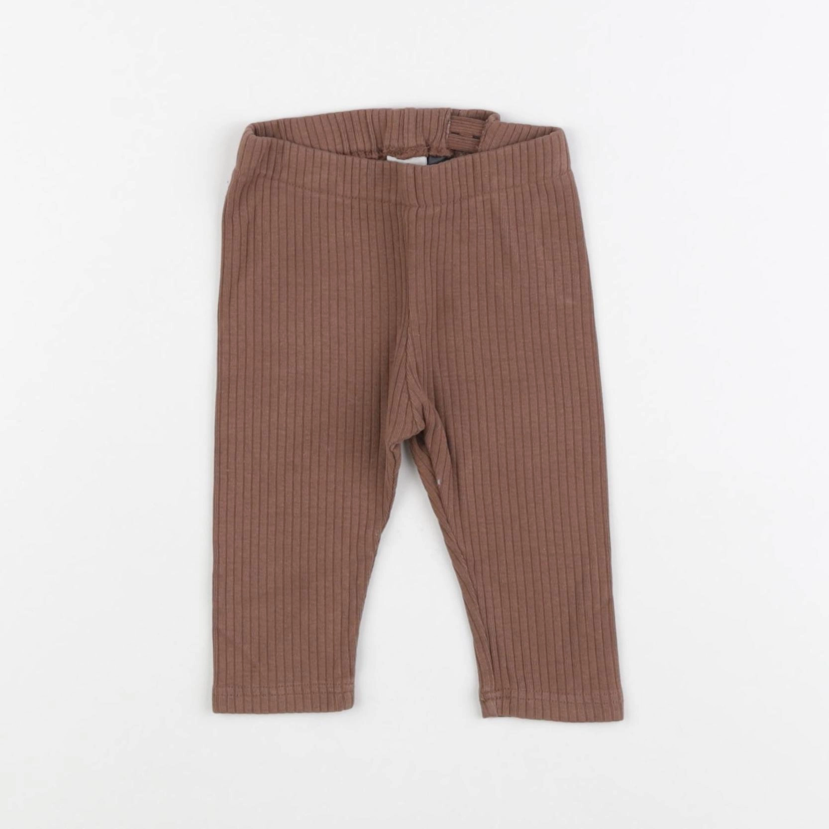 H&M - legging marron - 6 mois