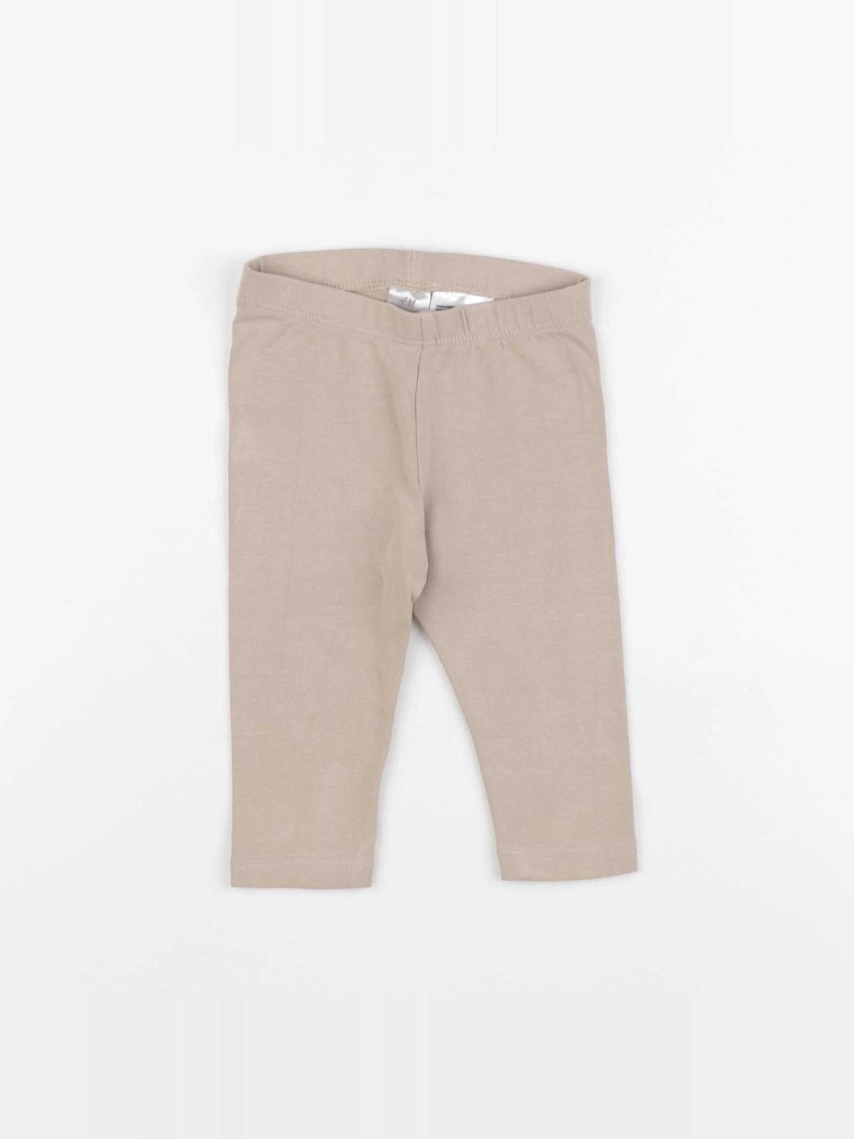 H&M - legging marron - 6 mois