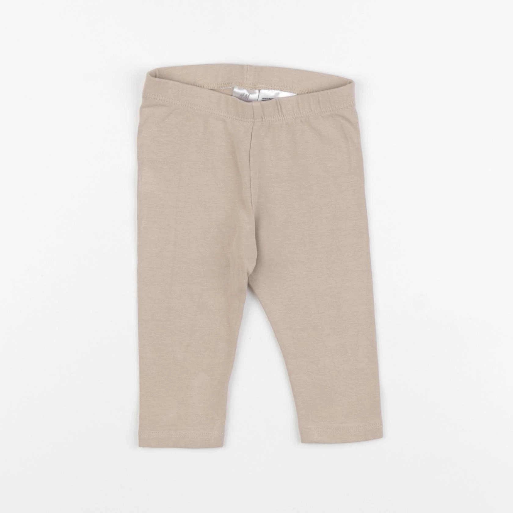 H&M - legging marron - 6 mois