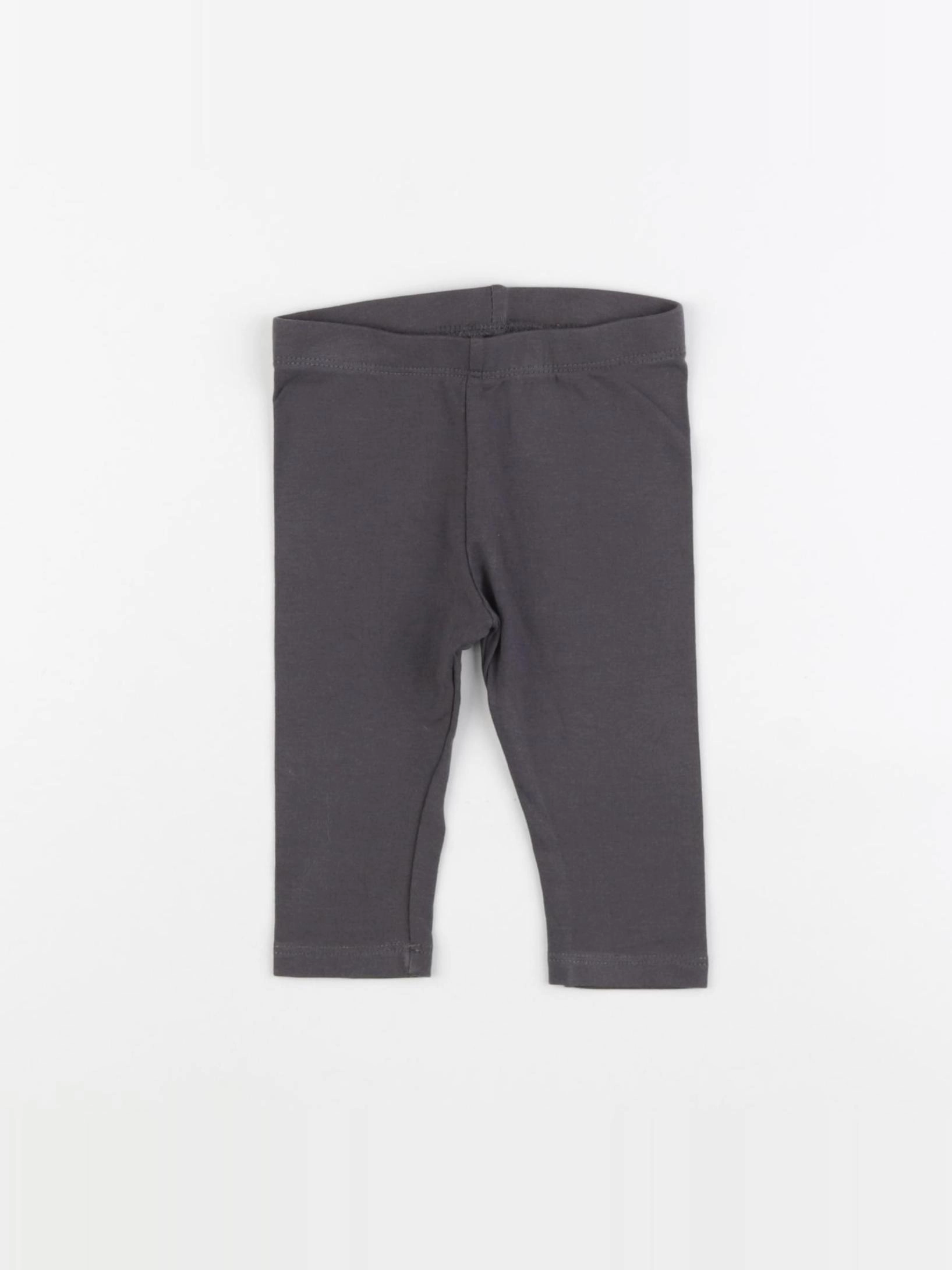 H&M - legging gris - 6 mois
