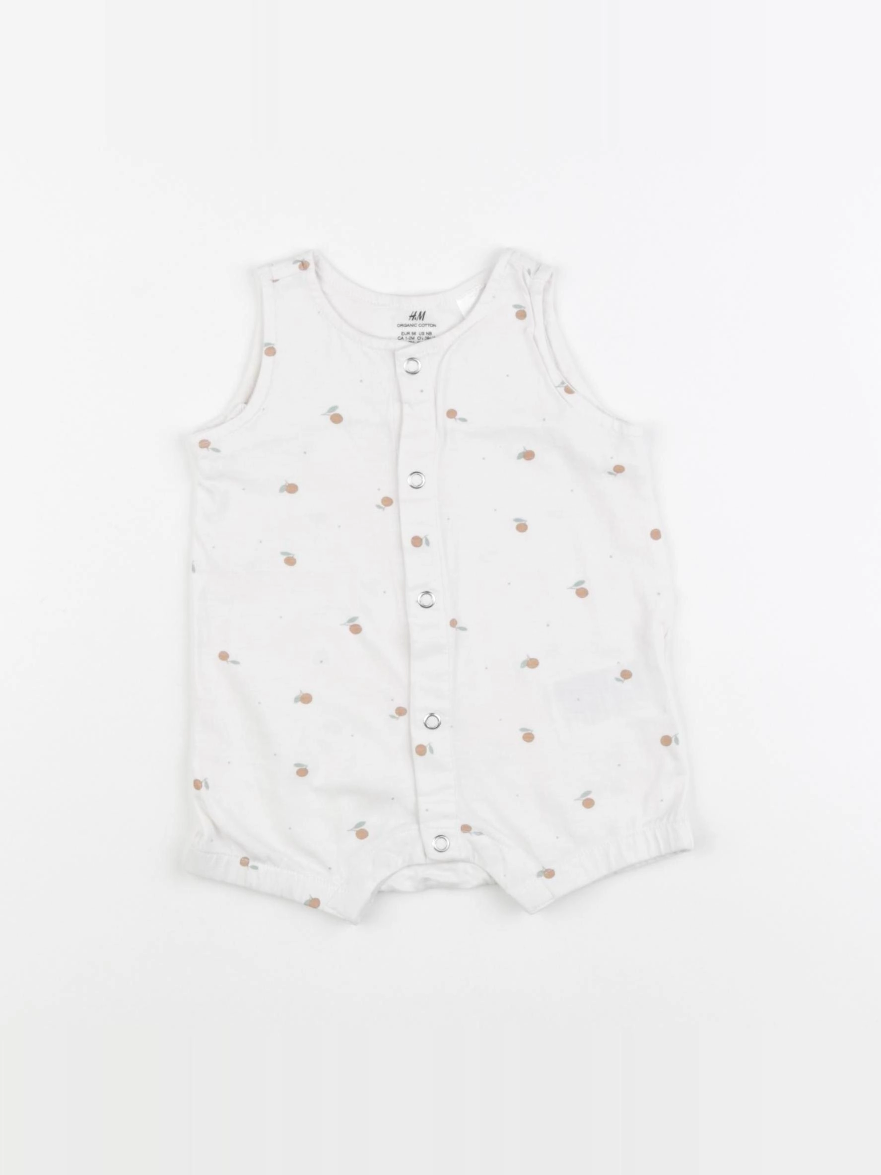 H&M - combinaison blanc - 0 mois