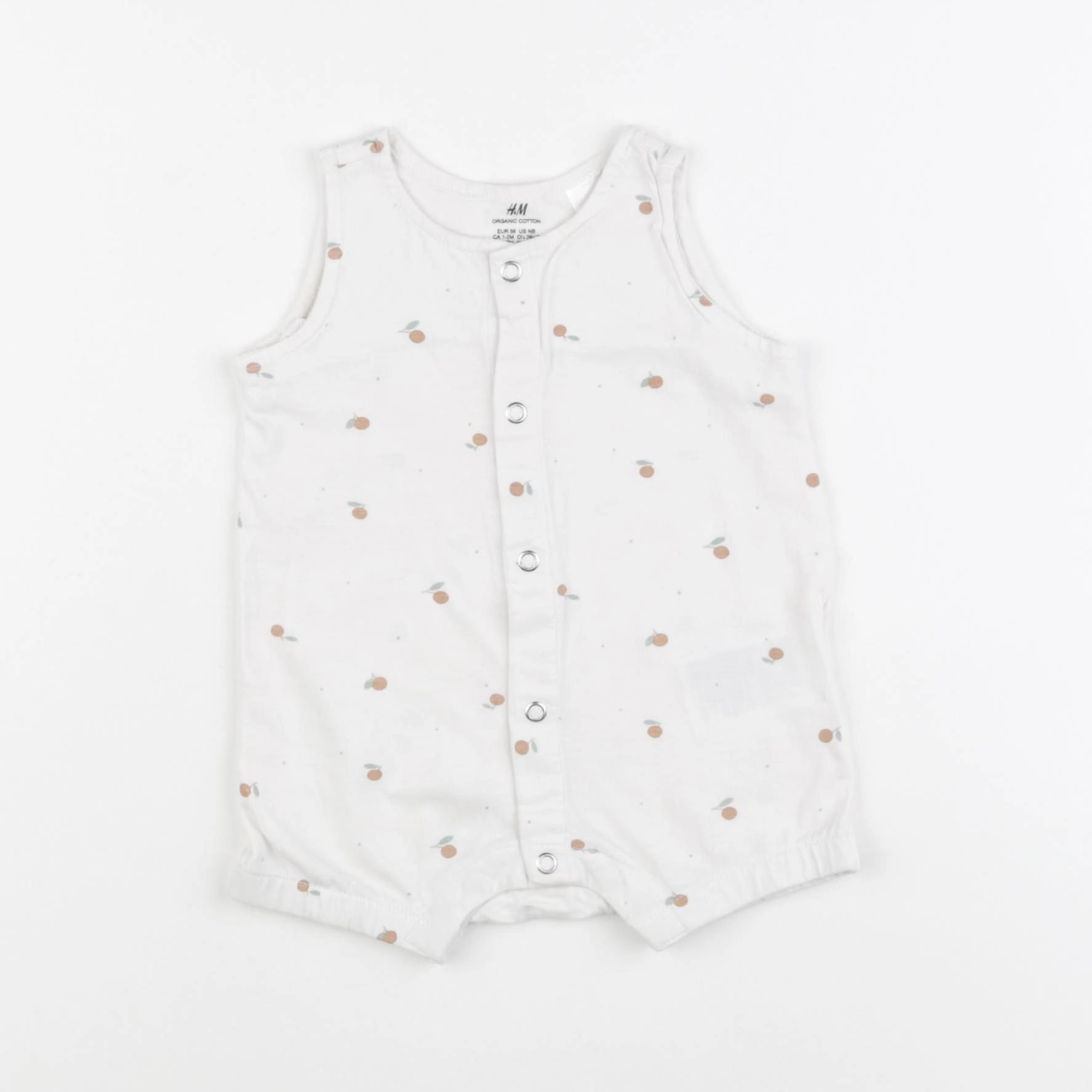 H&M - combinaison blanc - 0 mois
