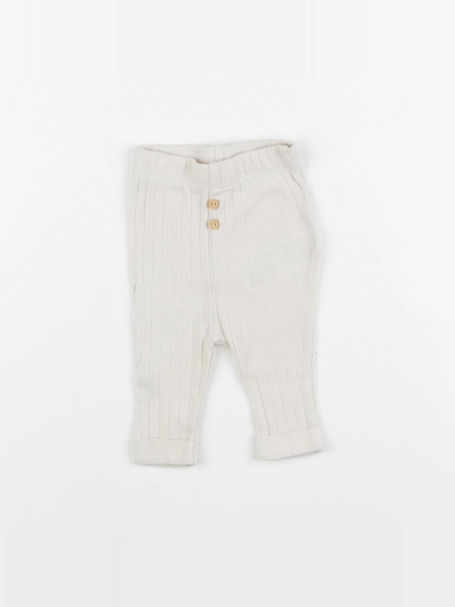 Vertbaudet - legging beige - 1 mois