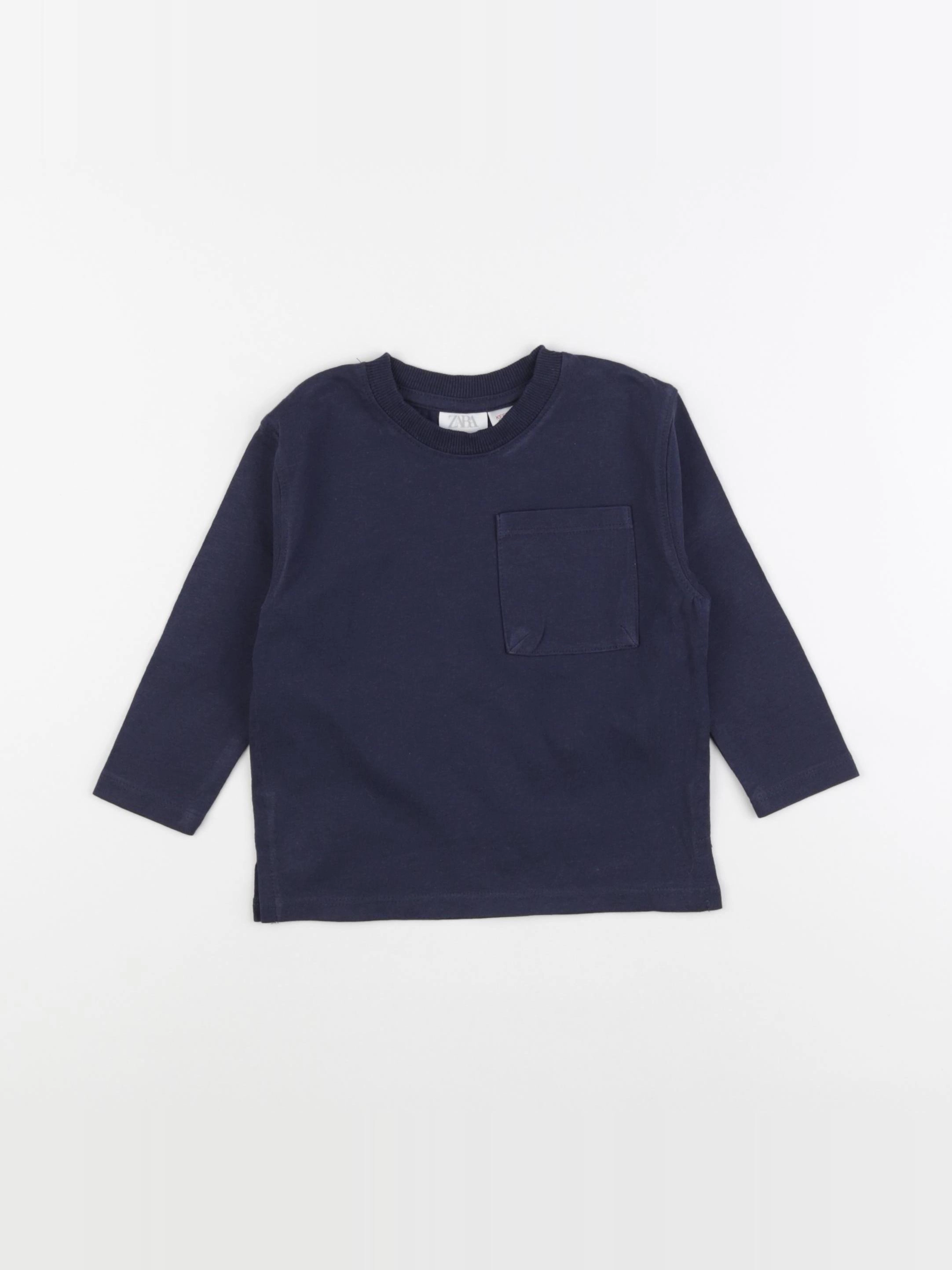 Zara - tee-shirt bleu - 9/12 mois