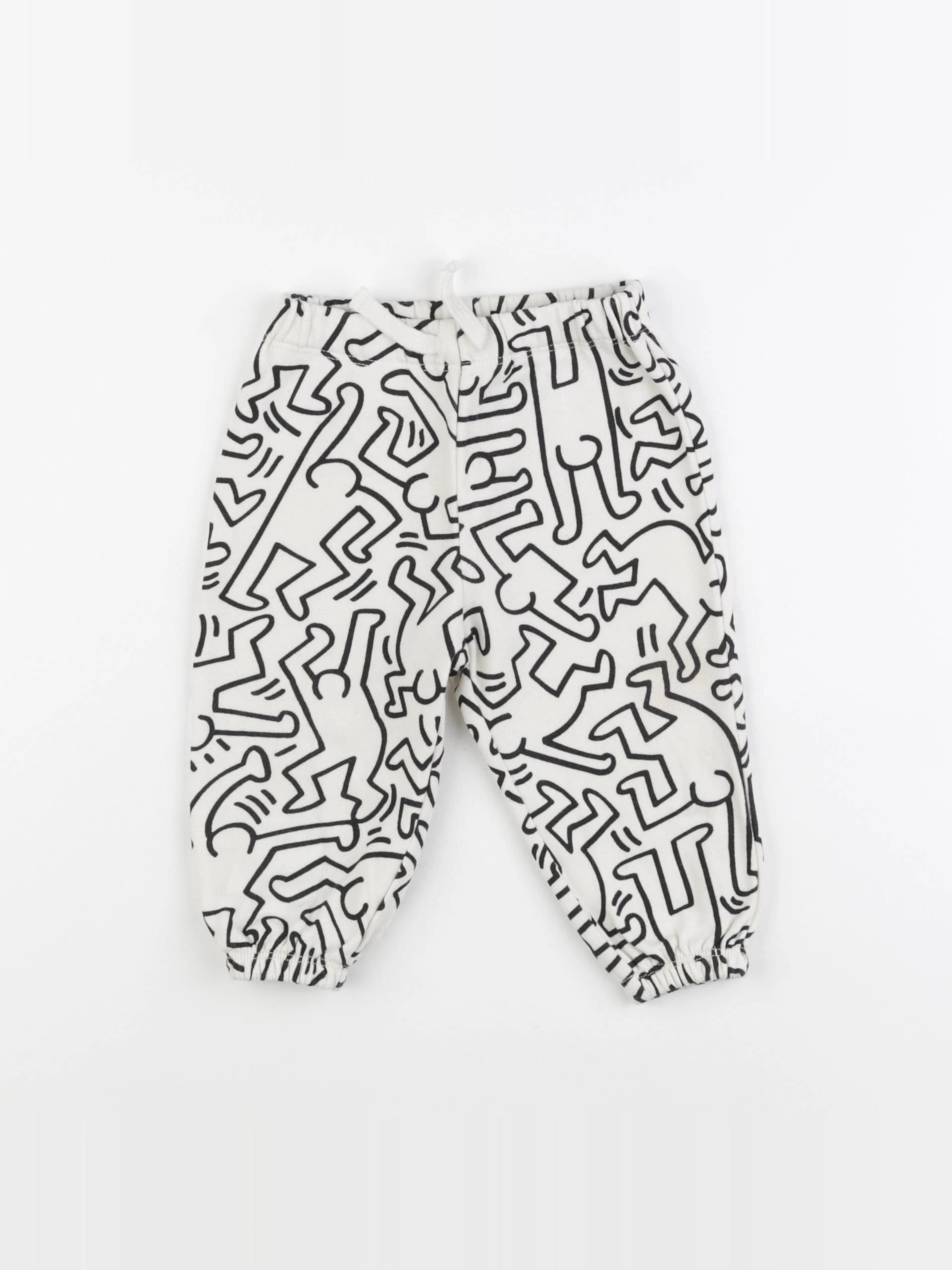 H&M - jogging beige - 6/9 mois