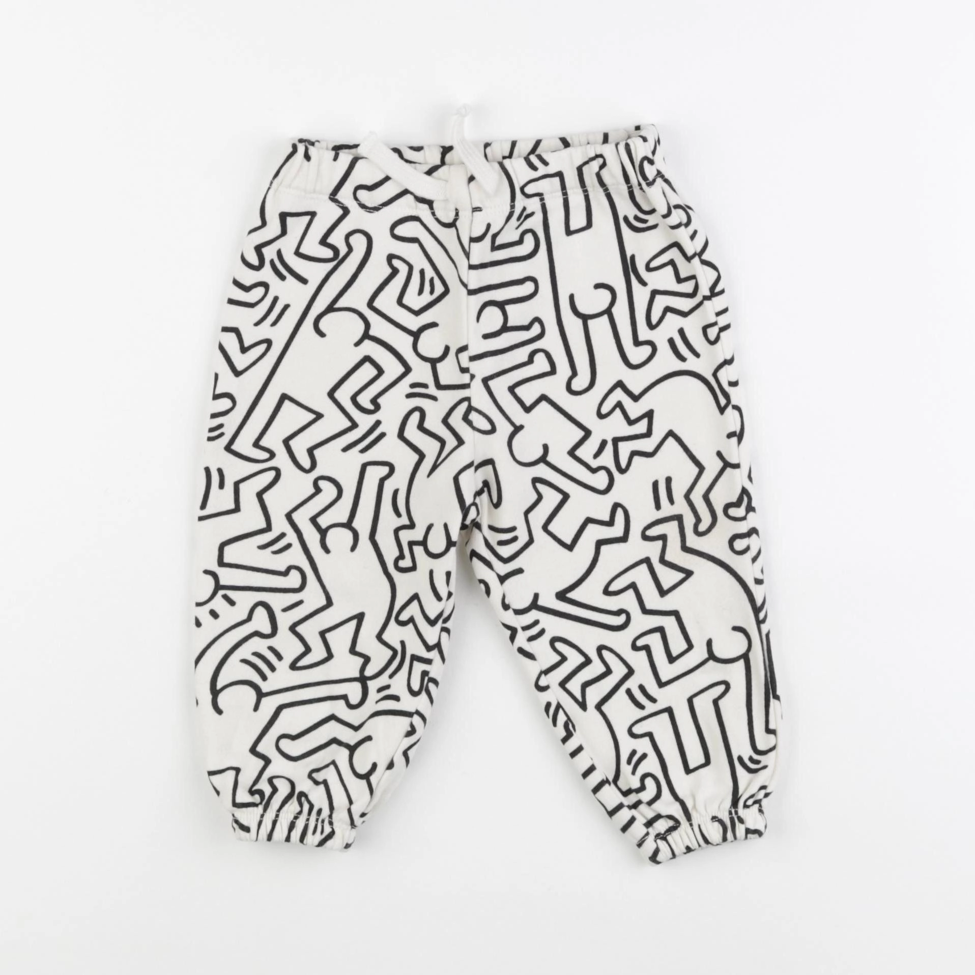 H&M - jogging beige - 6/9 mois