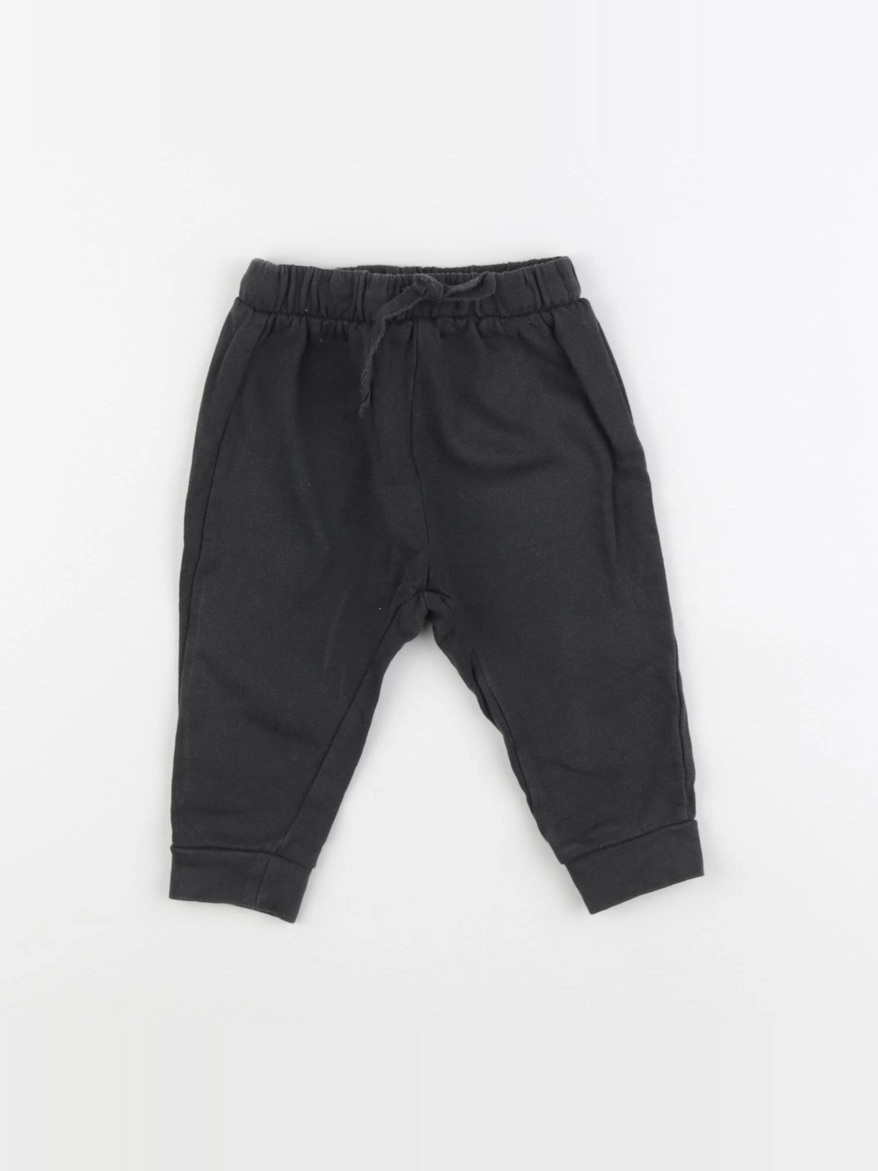 H&M - jogging gris - 6/9 mois
