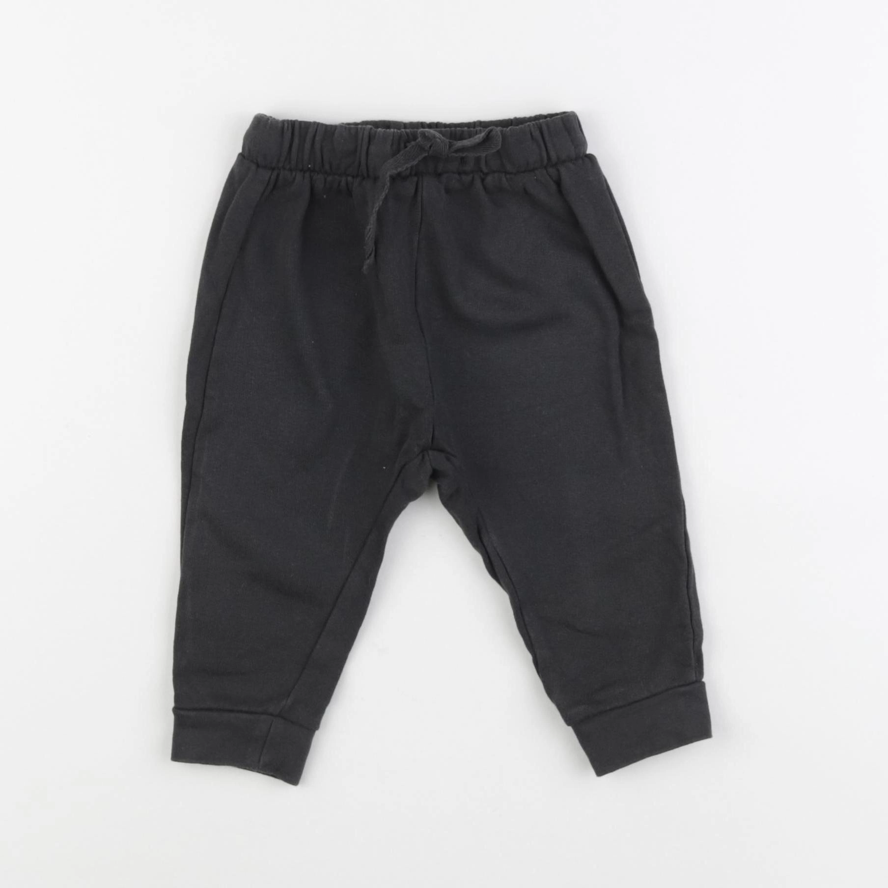 H&M - jogging gris - 6/9 mois