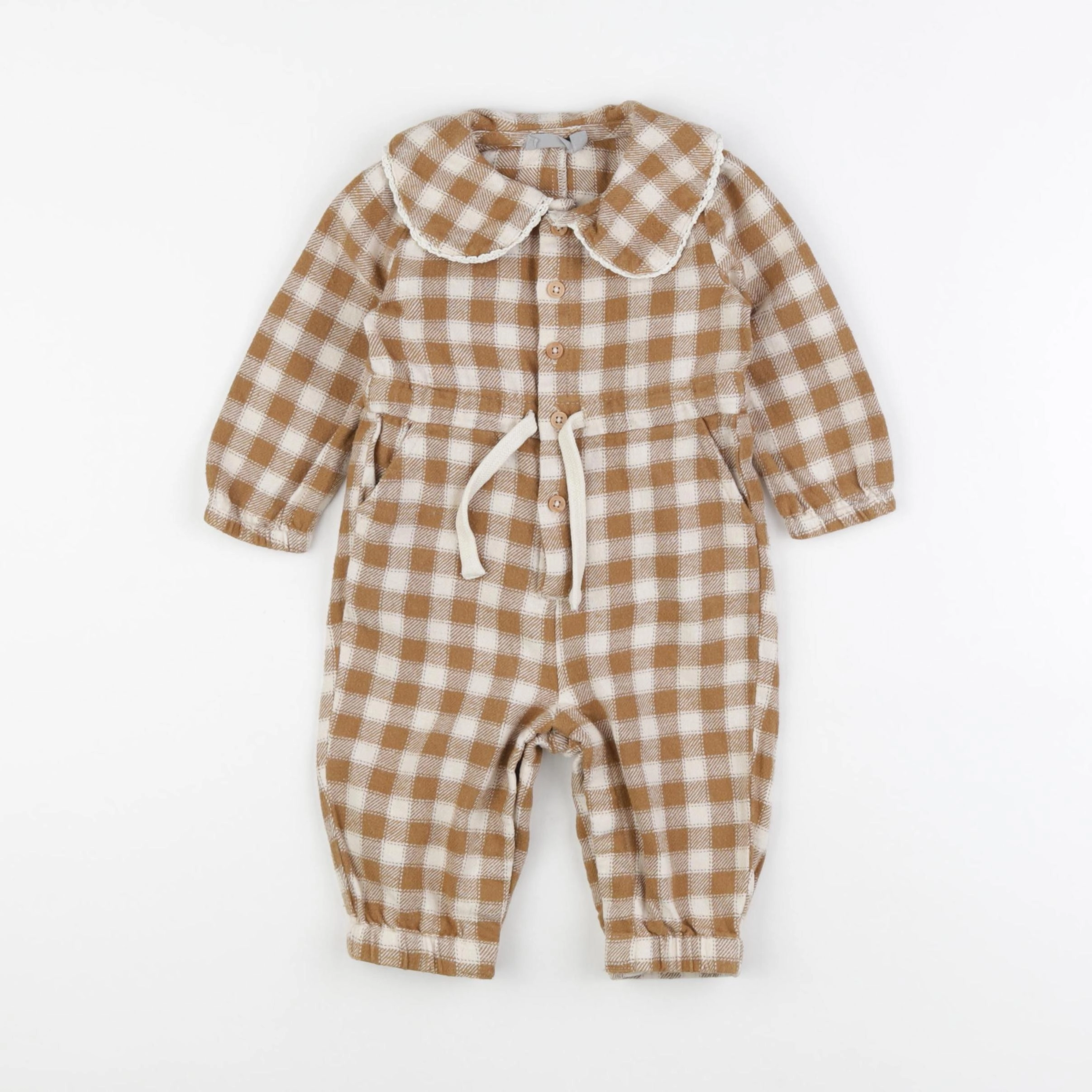 Boutchou - combinaison marron - 6 mois