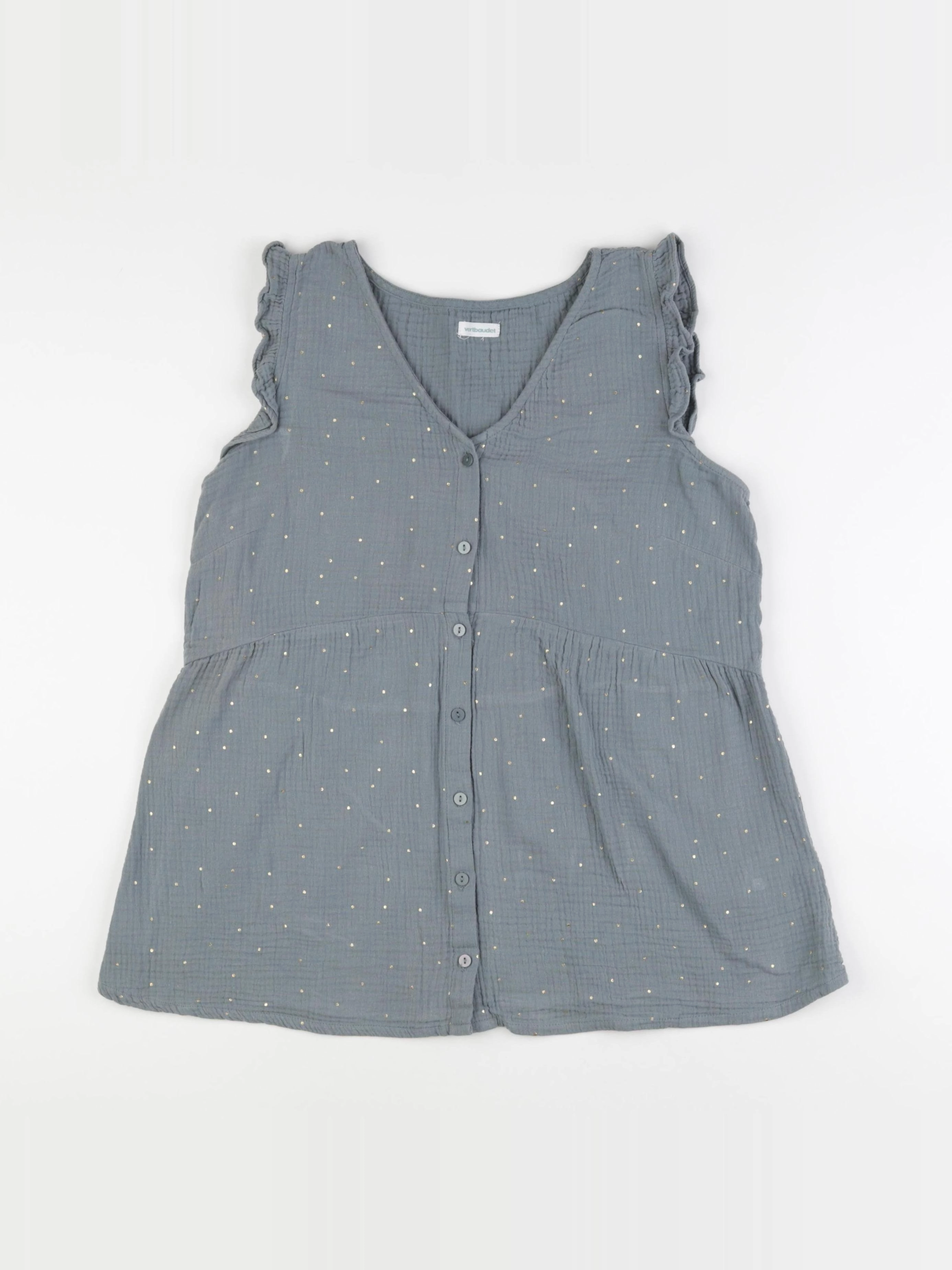 Vertbaudet - blouse grossesse bleu, or - 38