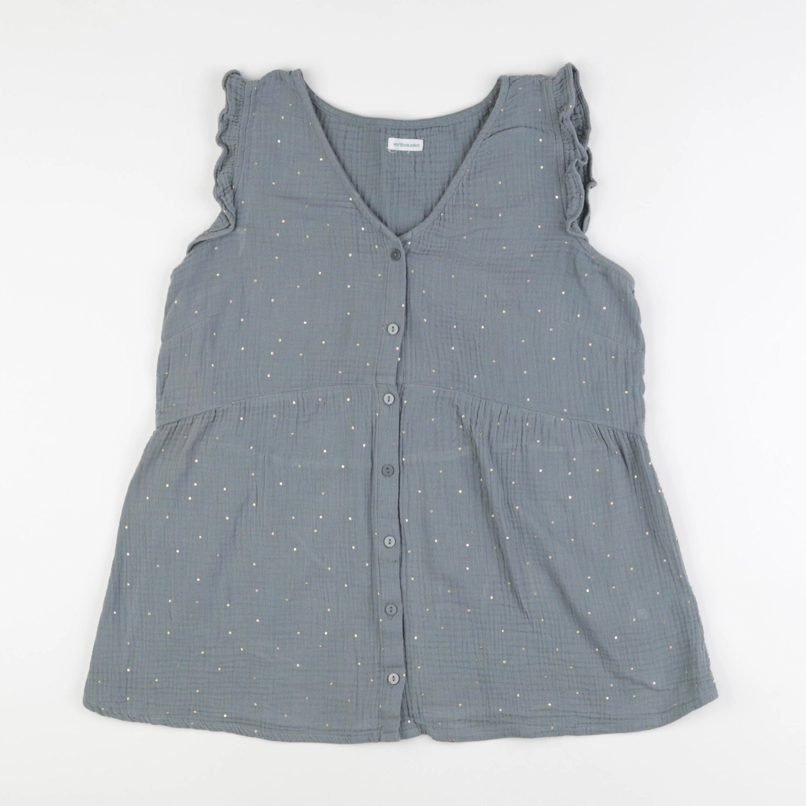 Vertbaudet - blouse grossesse bleu, or - 38