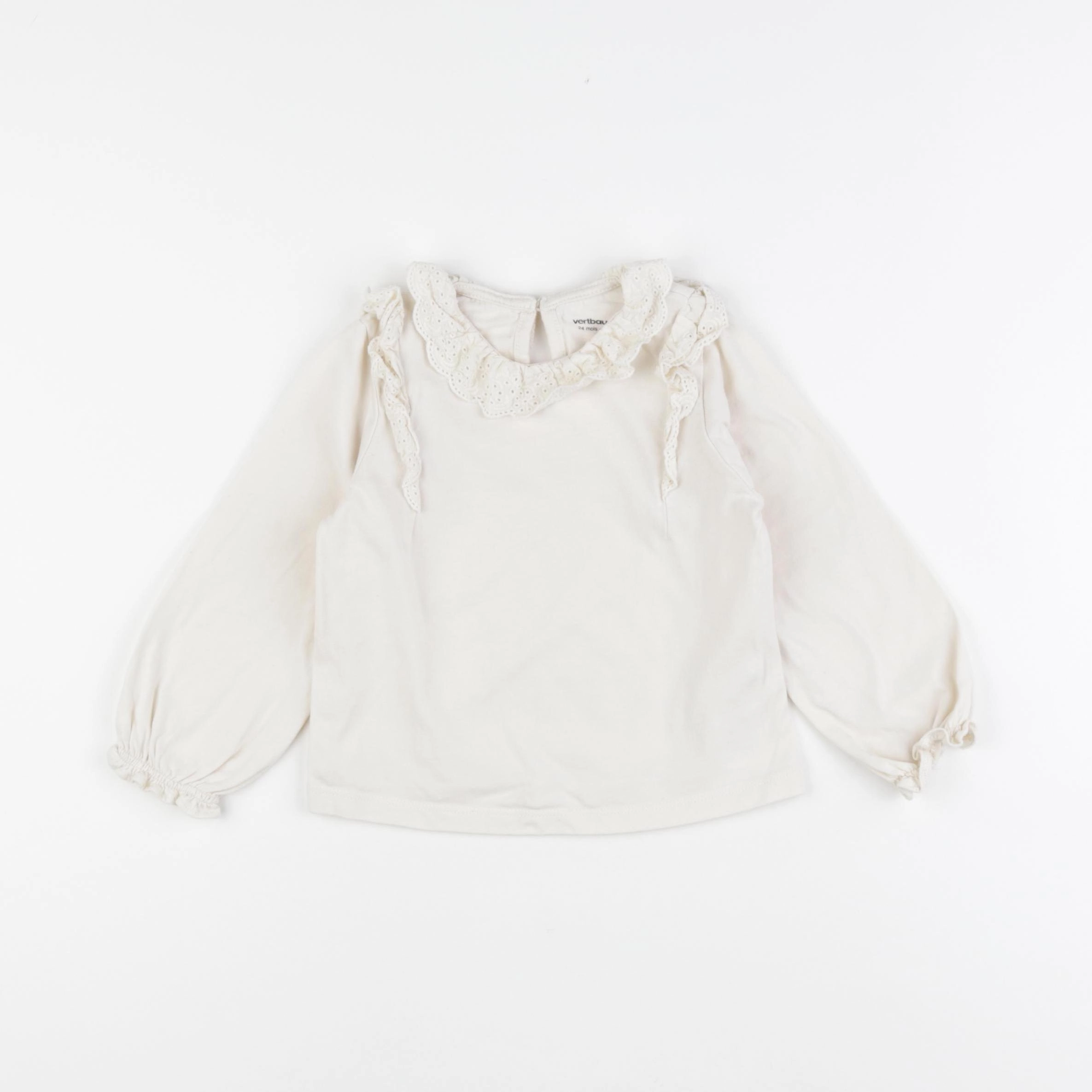 Vertbaudet - blouse blanc - 24 mois