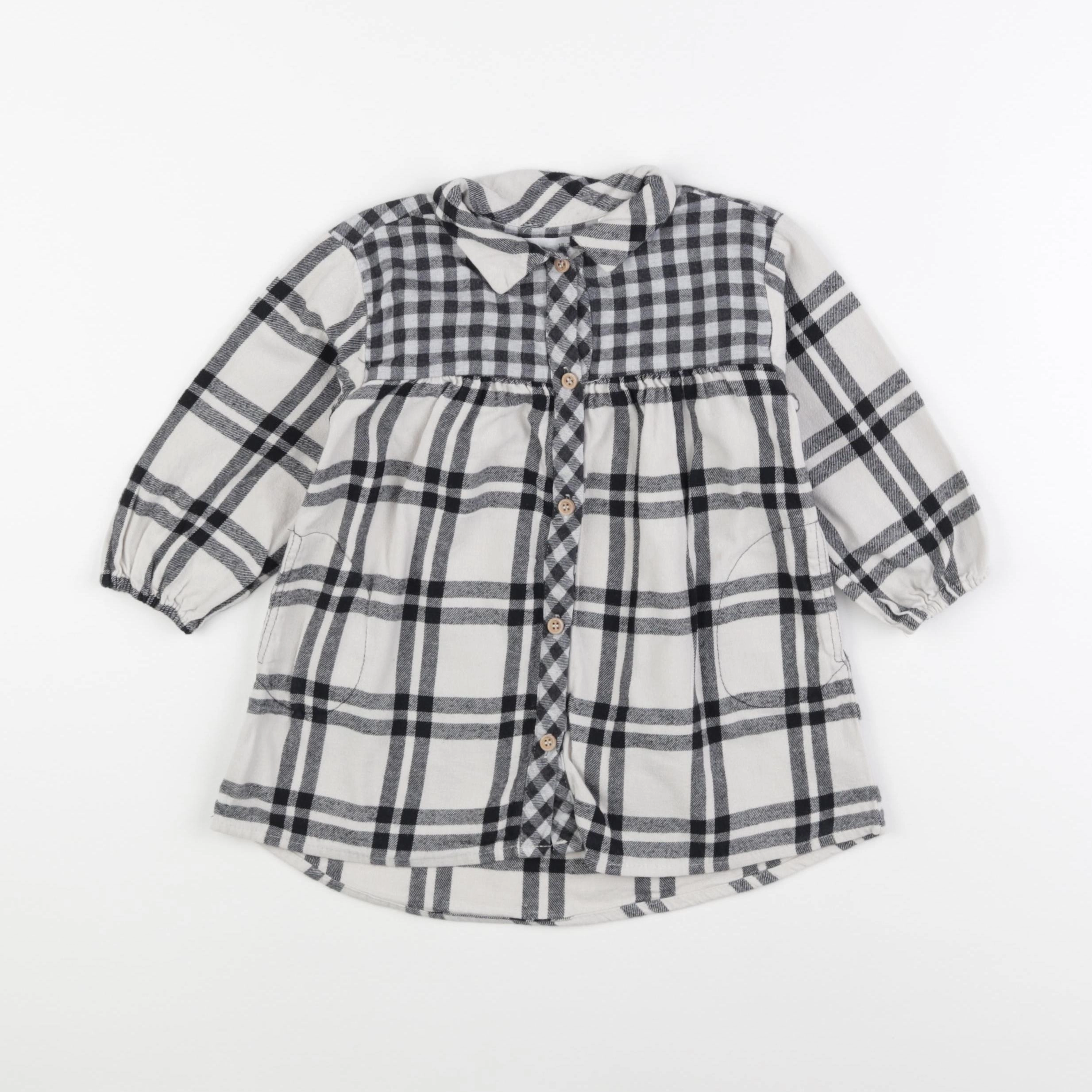 Zara - robe noir - 18/24 mois