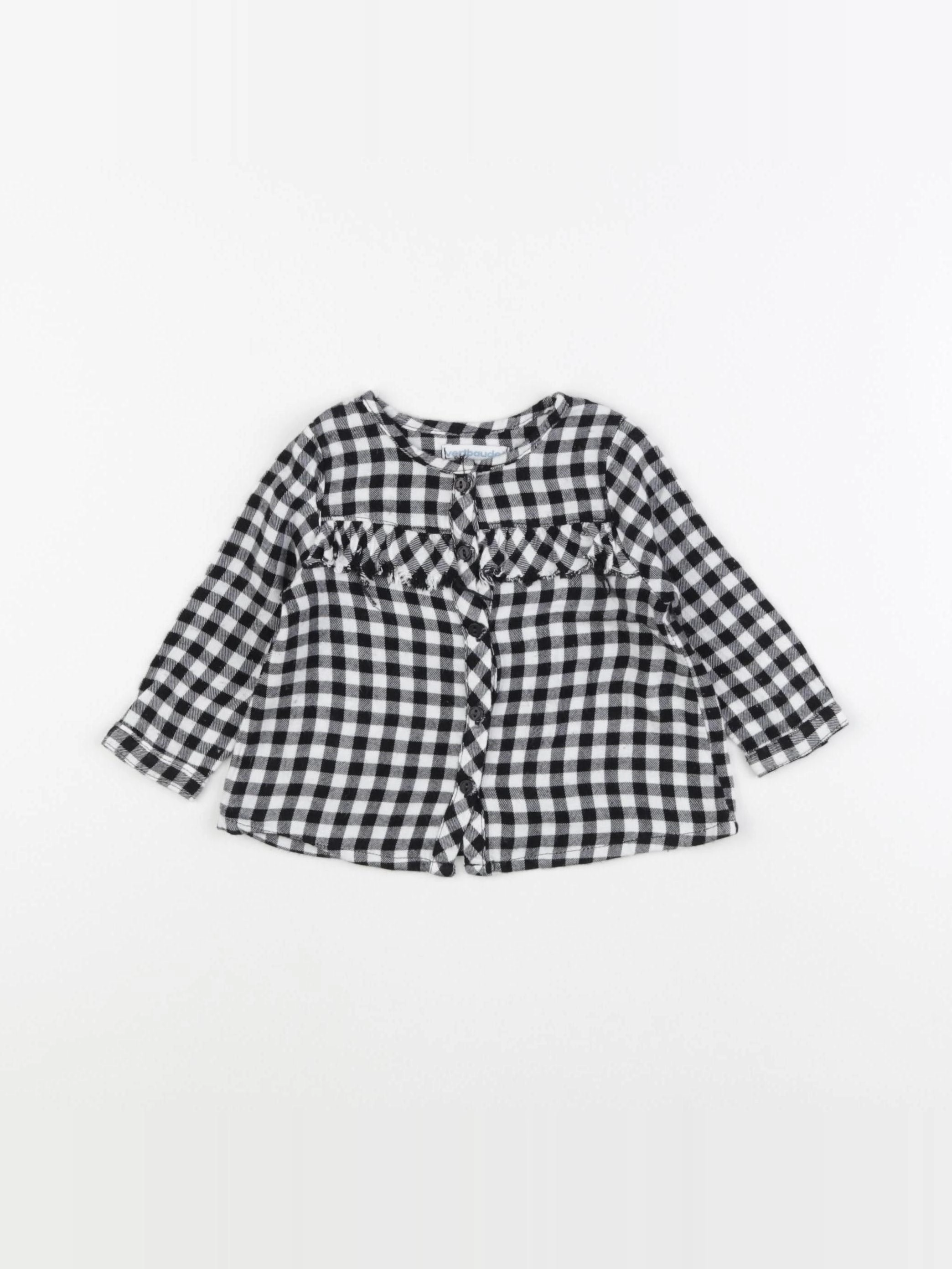 Vertbaudet - blouse noir - 6 mois