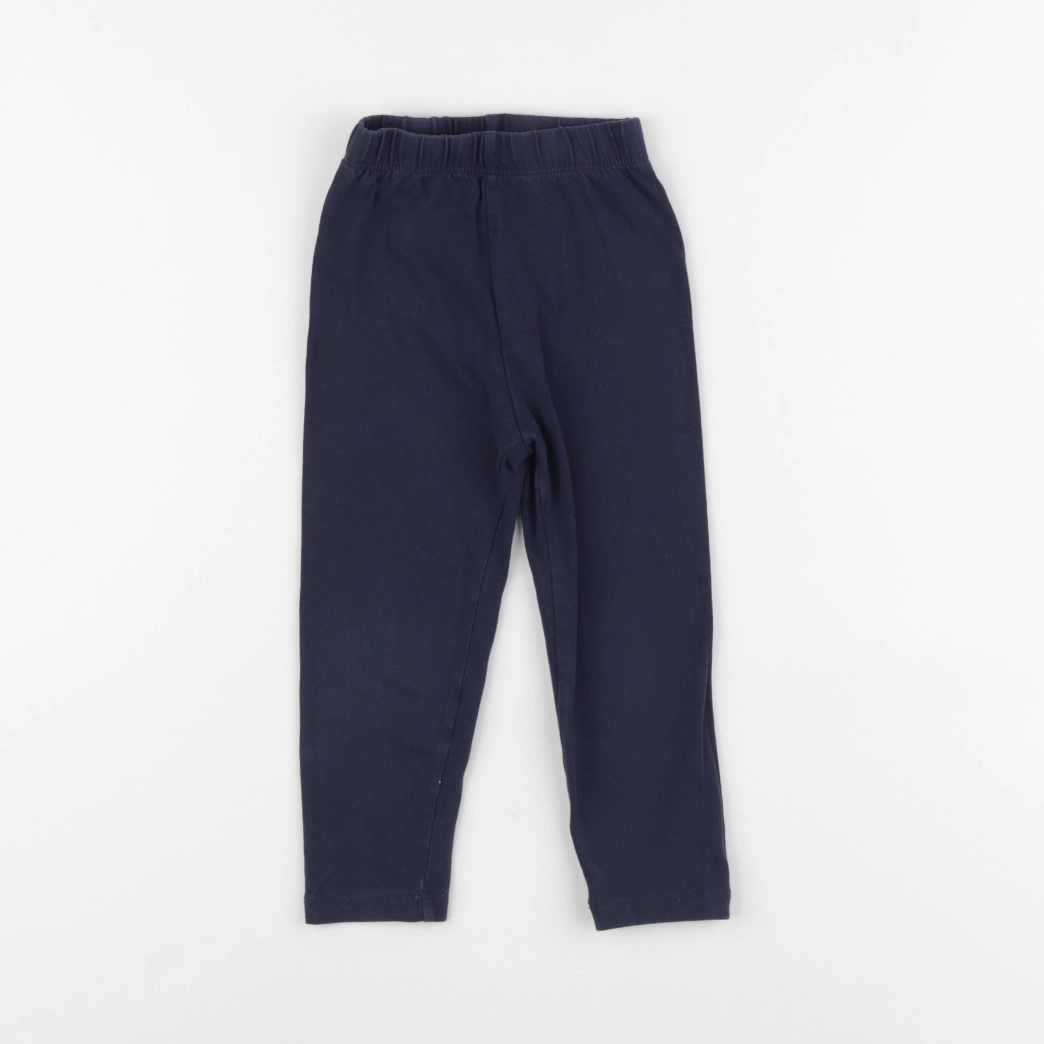 Vertbaudet - legging bleu - 2 ans