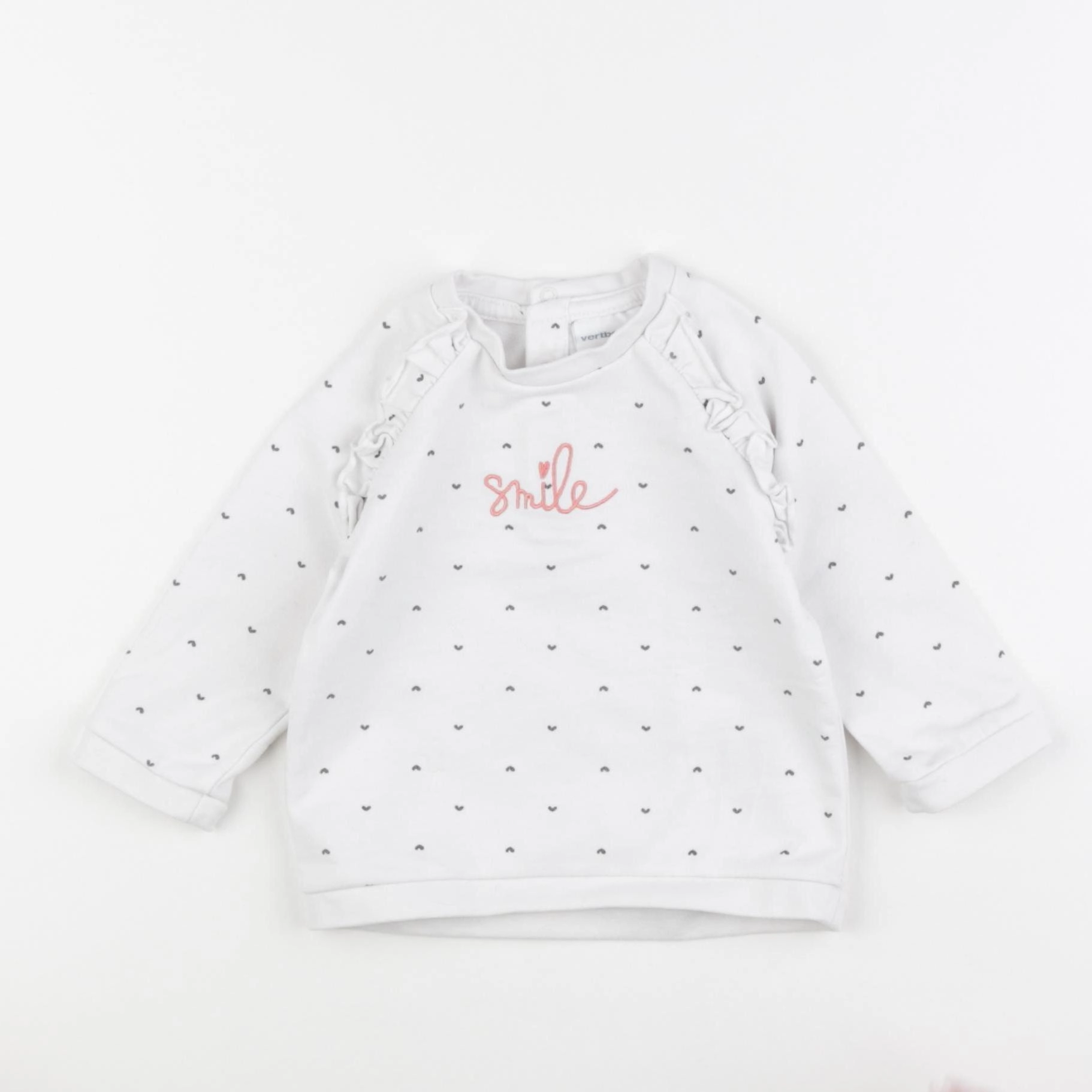 Vertbaudet - sweat multicolore - 9 mois
