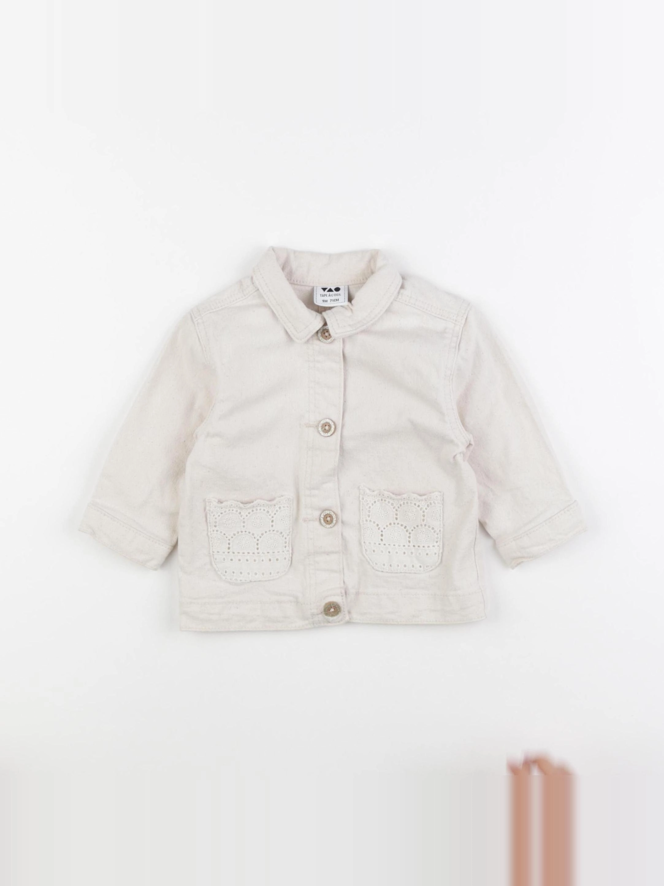 Tape à l'oeil - veste beige - 9 mois