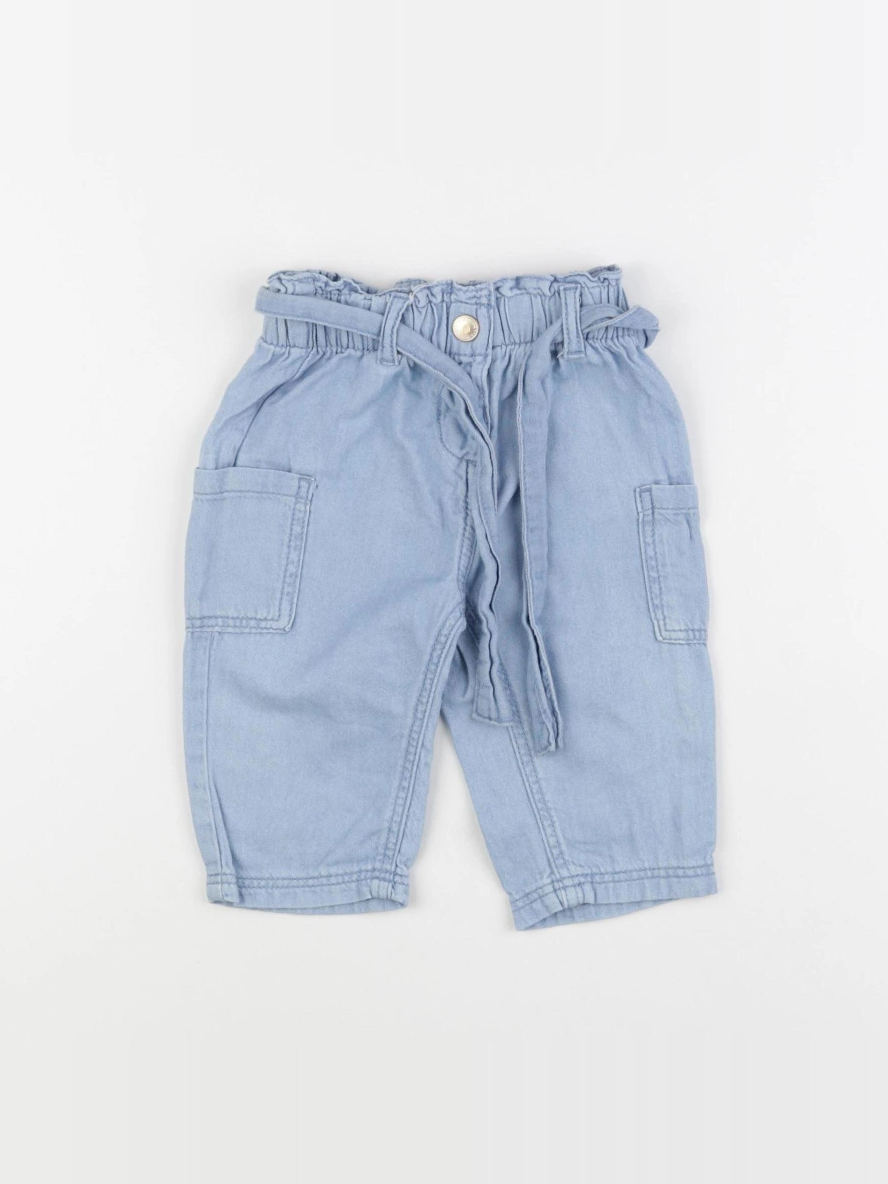 Tape à l'oeil - pantalon bleu - 9 mois
