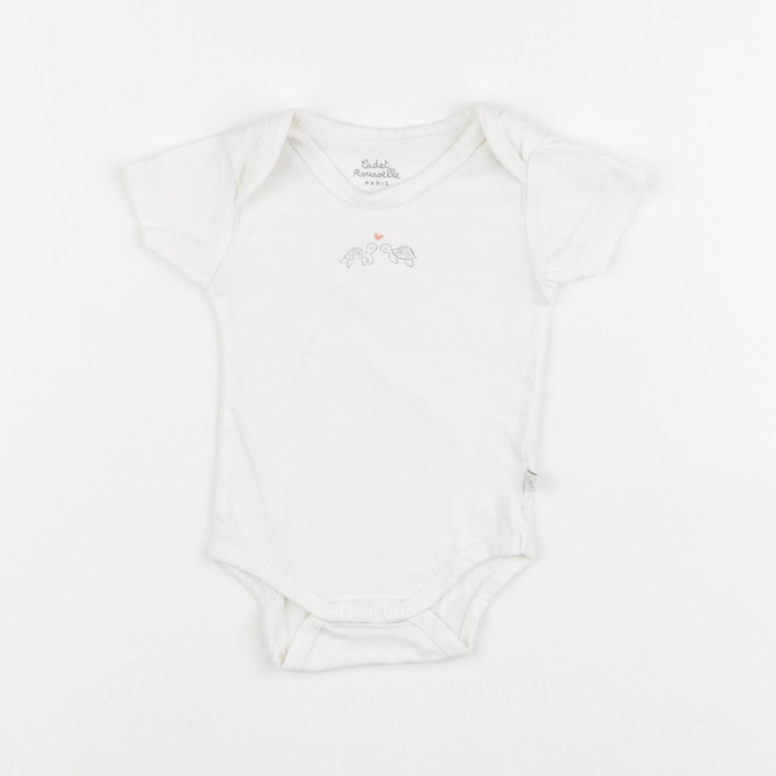 Cadet Rousselle - body blanc - 3 mois
