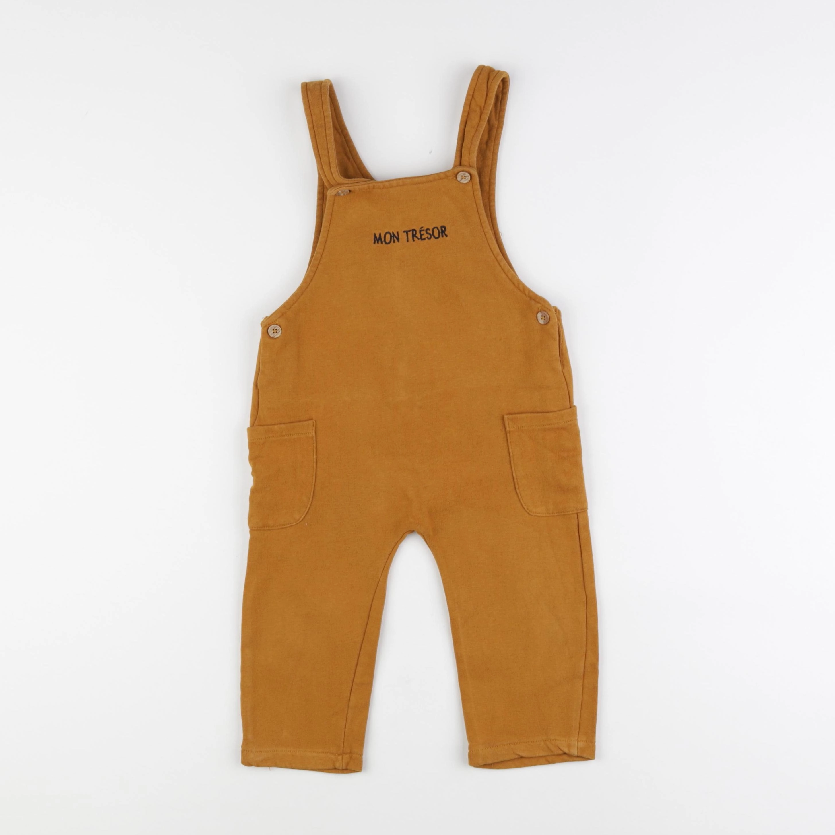 Vertbaudet - salopette jaune - 2 ans