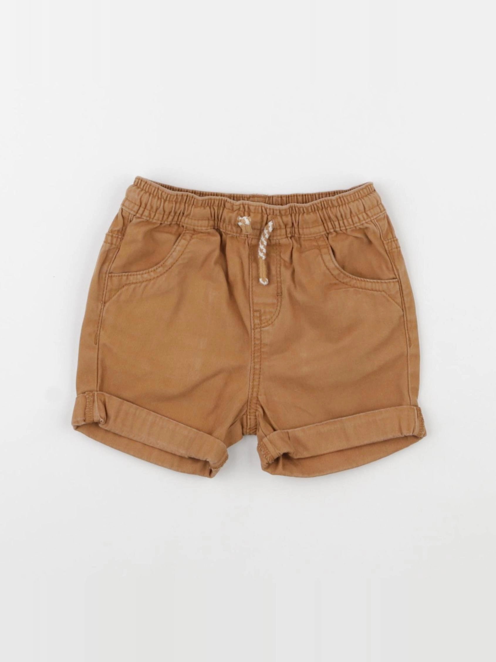 Vertbaudet - short marron - 24 mois