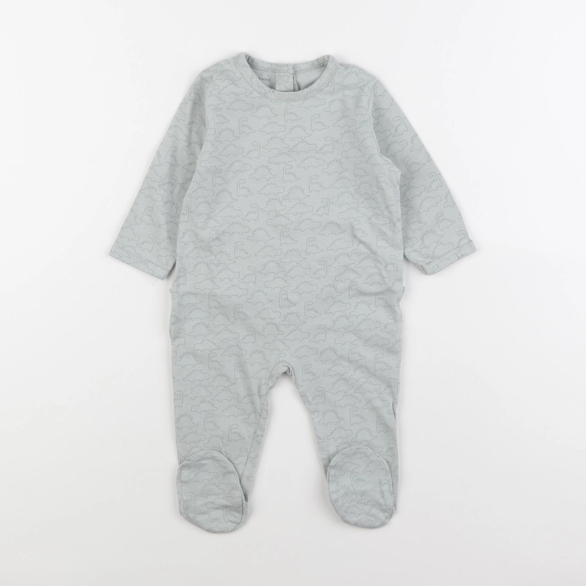 Vertbaudet - pyjama coton bleu - 6 mois