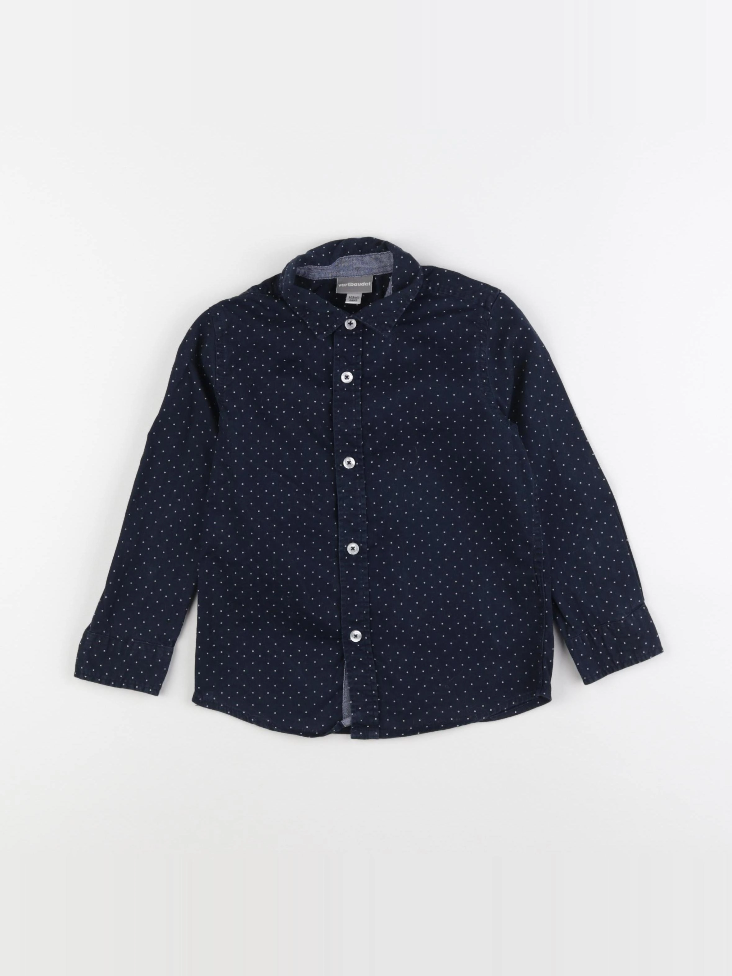 Vertbaudet - chemise bleu - 4 ans
