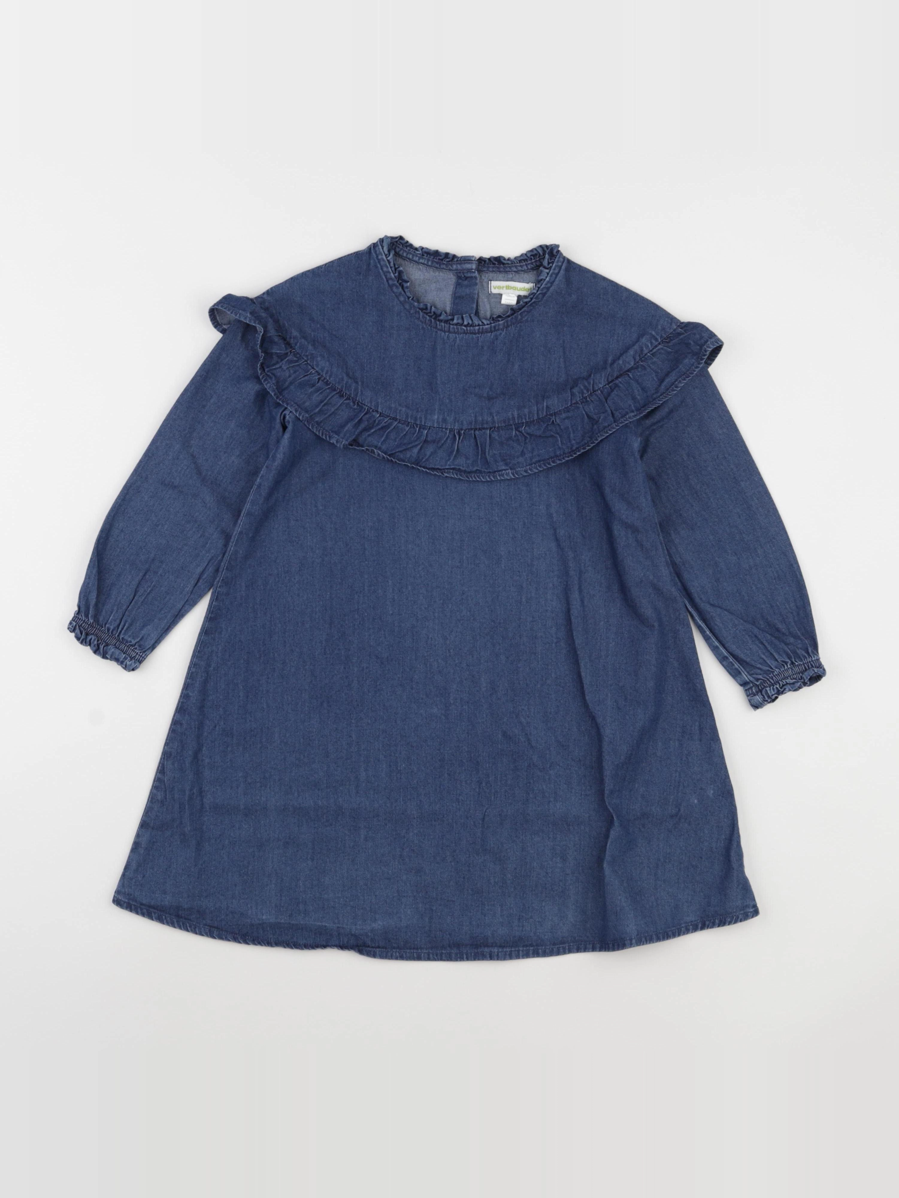 Vertbaudet - robe bleu - 5 ans