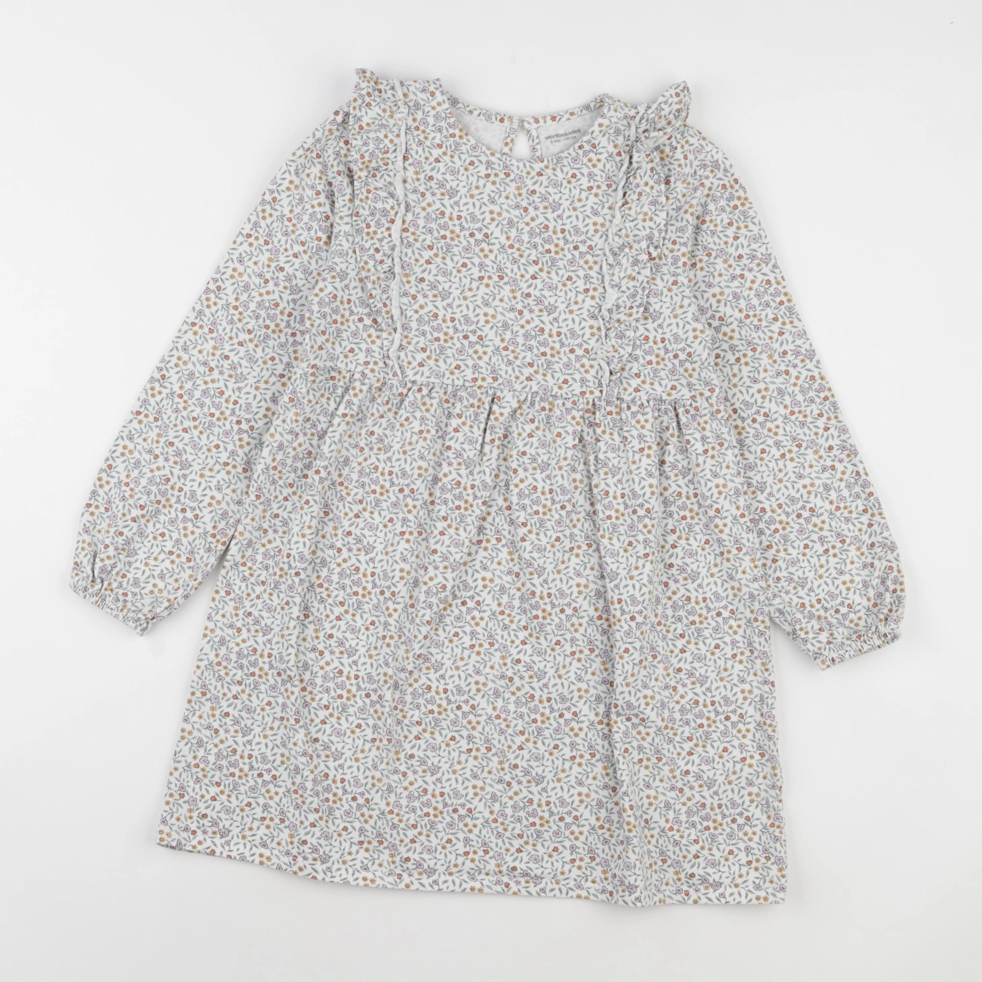 Vertbaudet - robe blanc - 8 ans