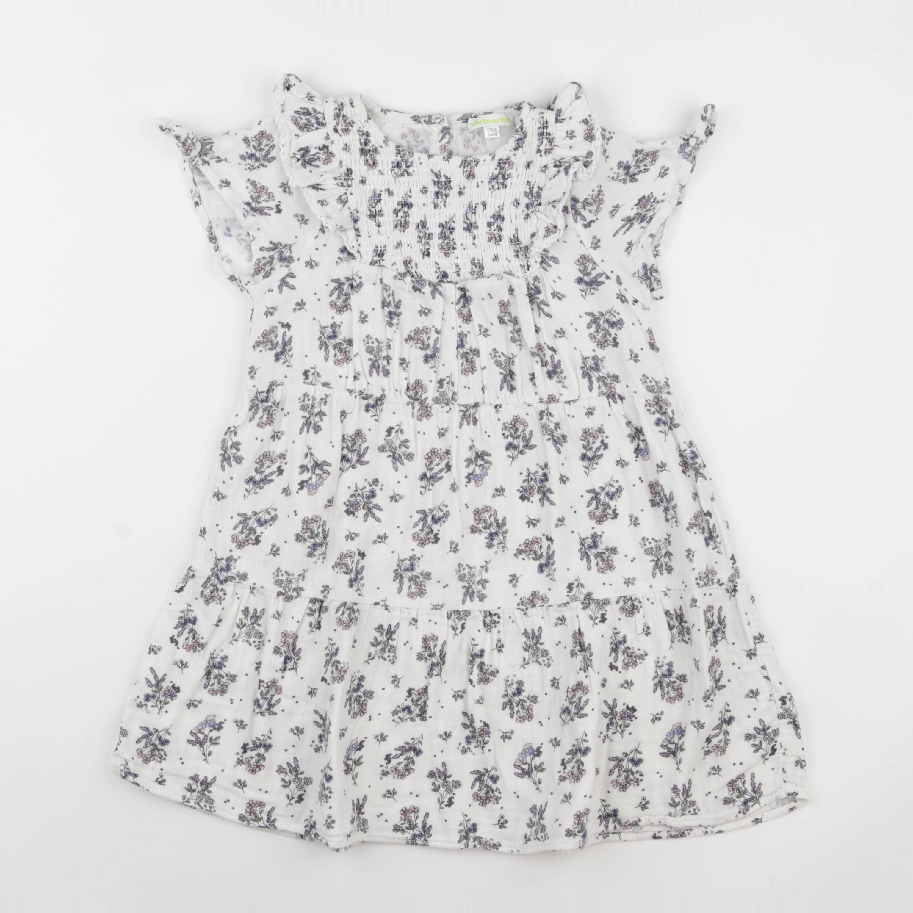 Vertbaudet - robe blanc - 8 ans